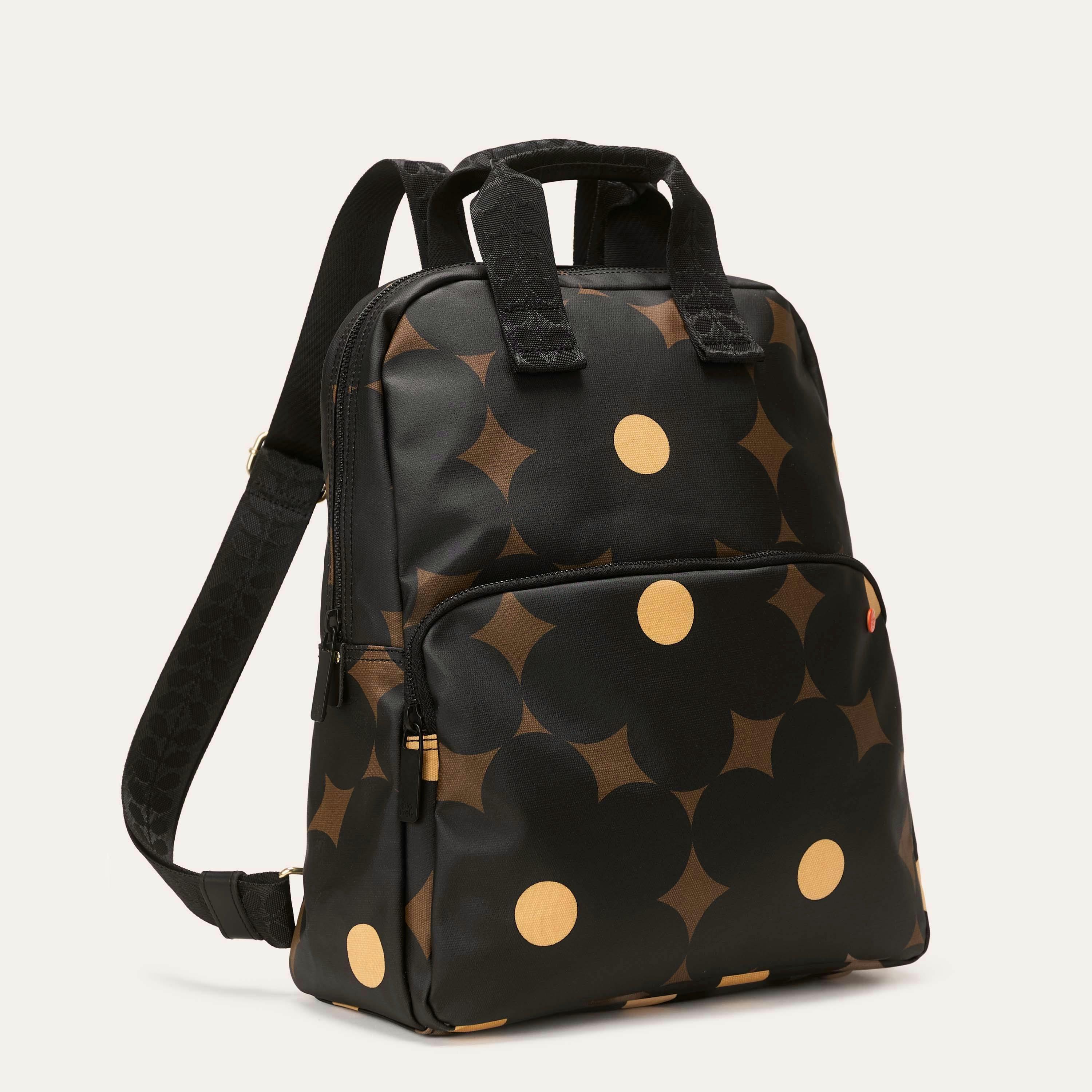Lotta Backpack - Flower Power Ebony , view 2 of 4
