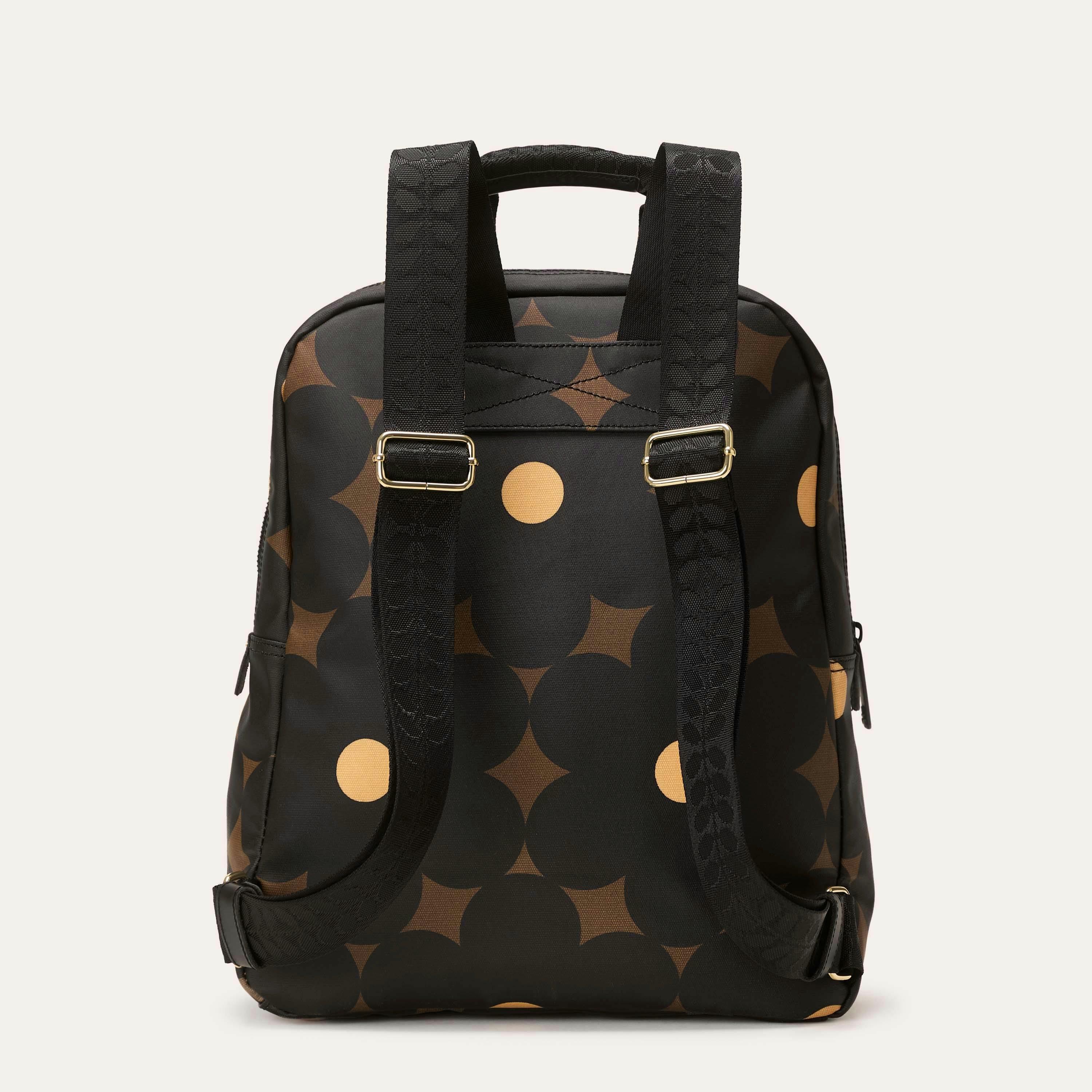 Lotta Backpack - Flower Power Ebony , view 3 of 4