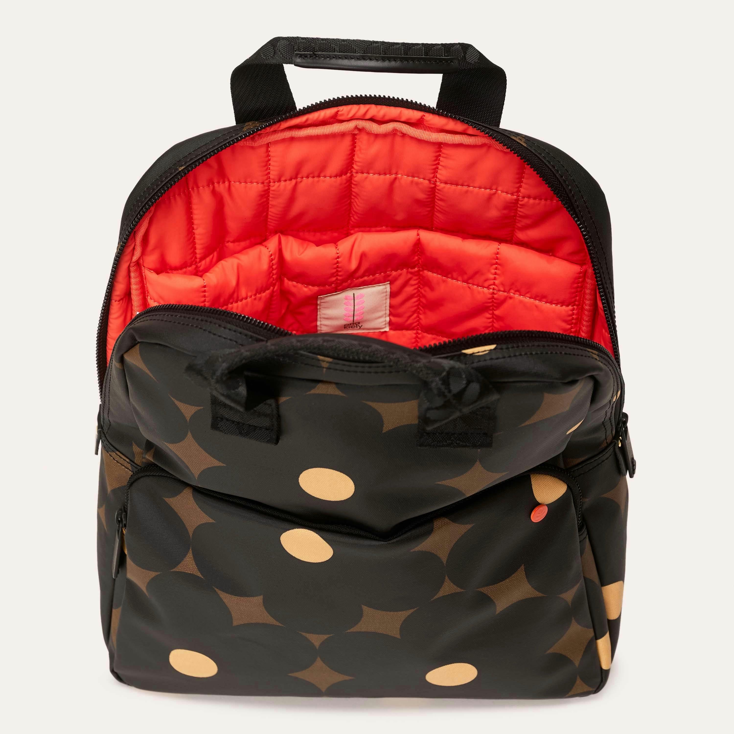 Lotta Backpack - Flower Power Ebony , view 4 of 4
