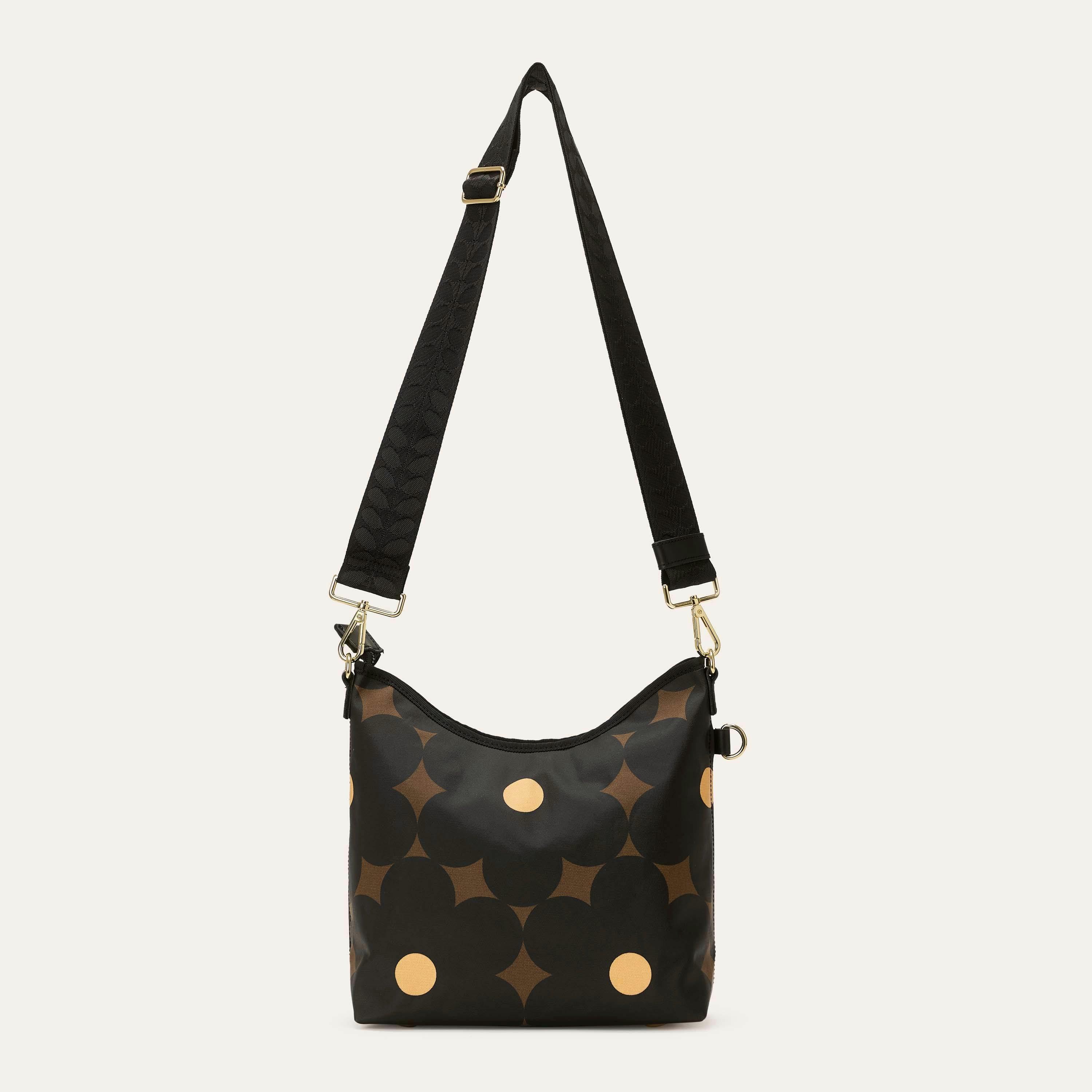 Cross Carry Shoulder Bag - Flower Power Ebony , view 4 of 4