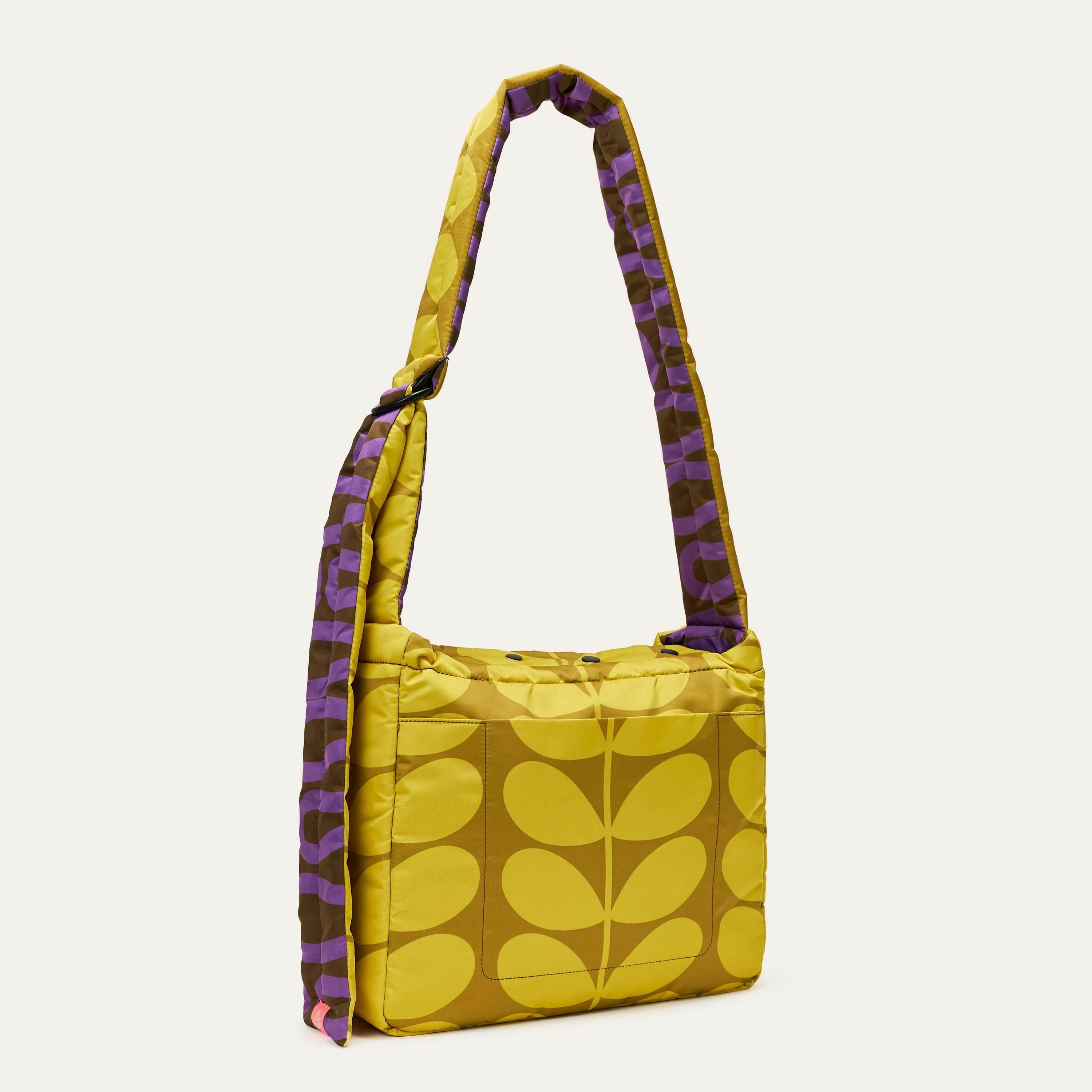 Reversible Puffy Crossbody - Solid Stem Gorse and Heather , view 4 of 6
