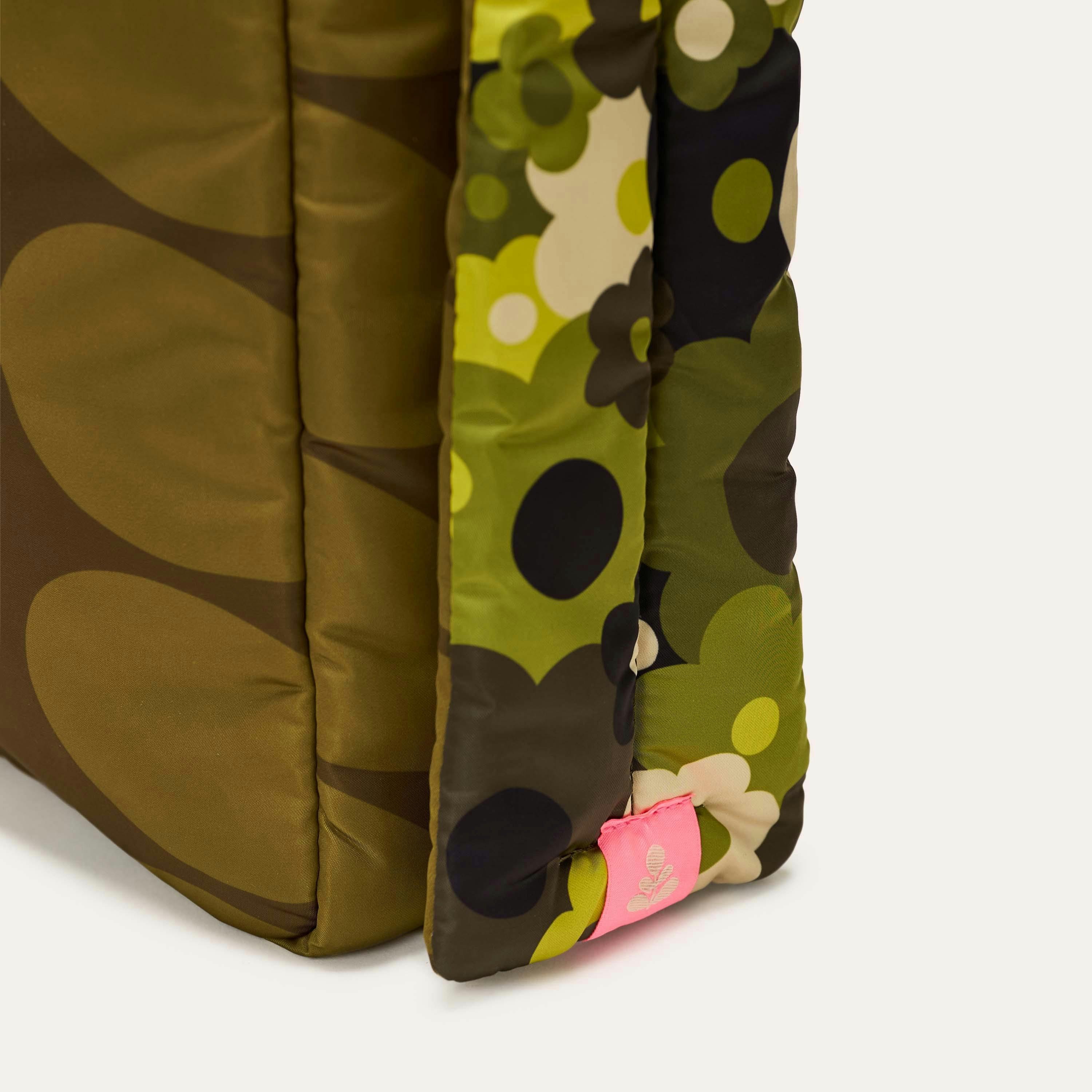 Reversible Puffy Crossbody - Solid Stem Khaki and Fern , view 6 of 6