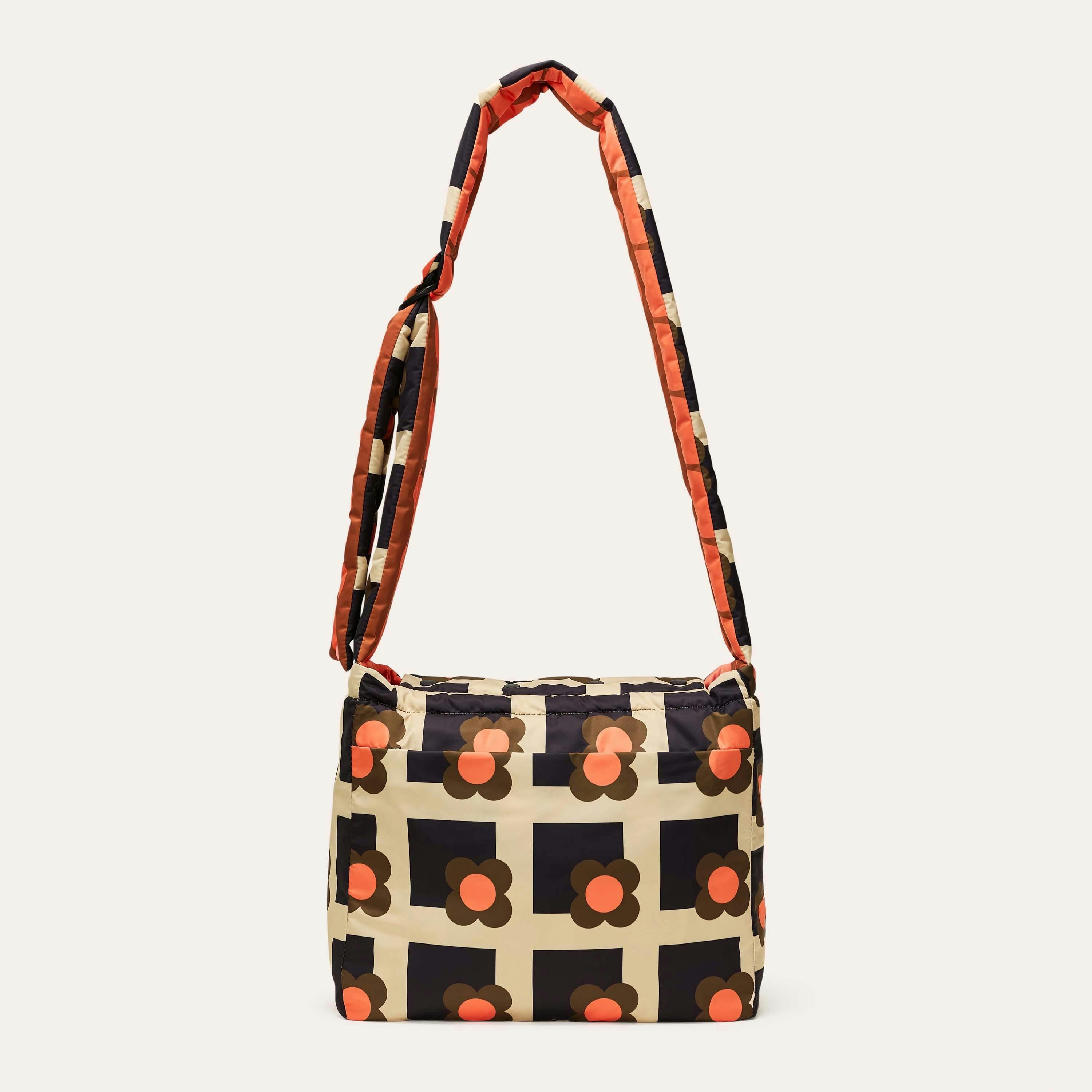 Reversible Puffy Crossbody - Solid Stem Marmalade and Clementine , view 2 of 6