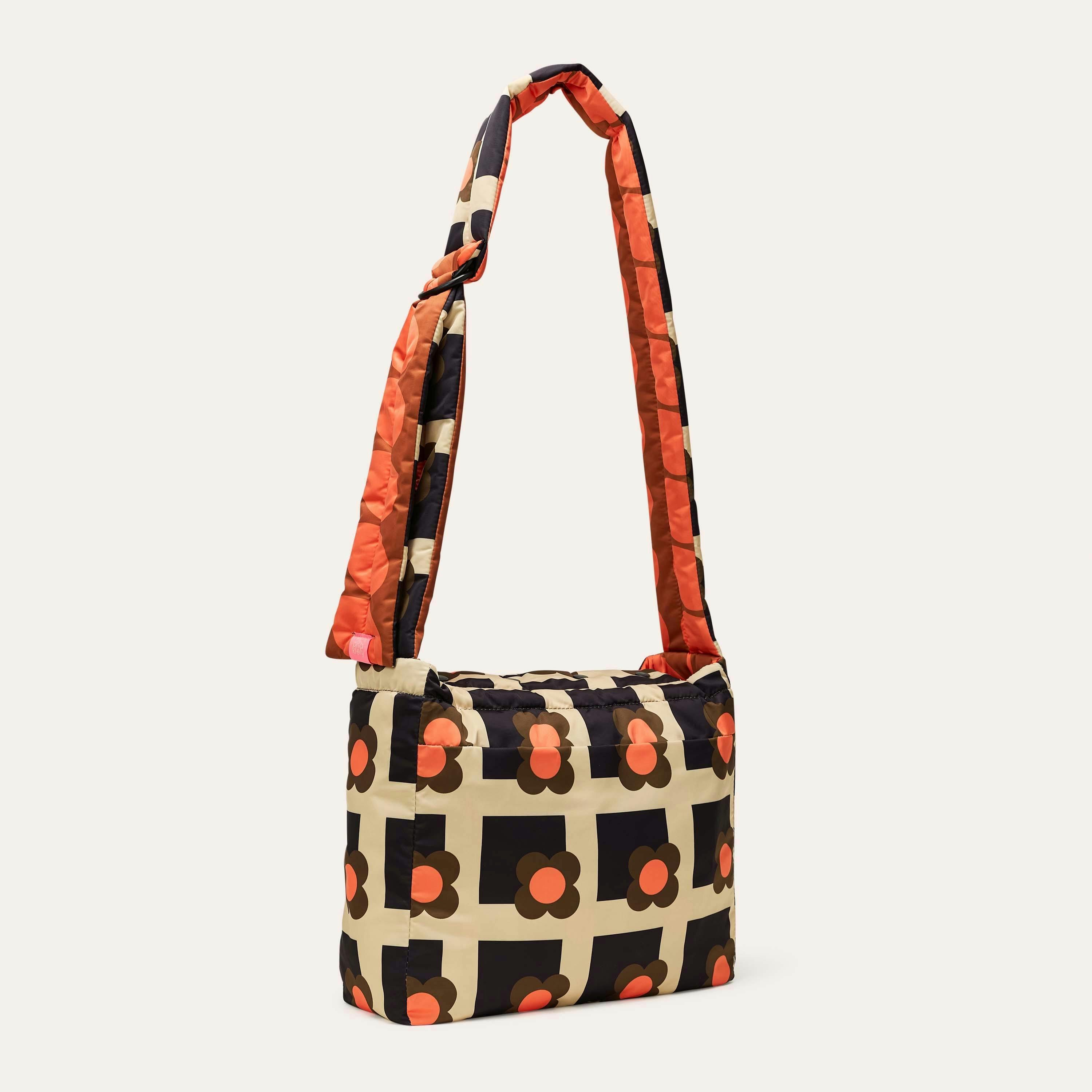 Reversible Puffy Crossbody - Solid Stem Marmalade and Clementine , view 6 of 6