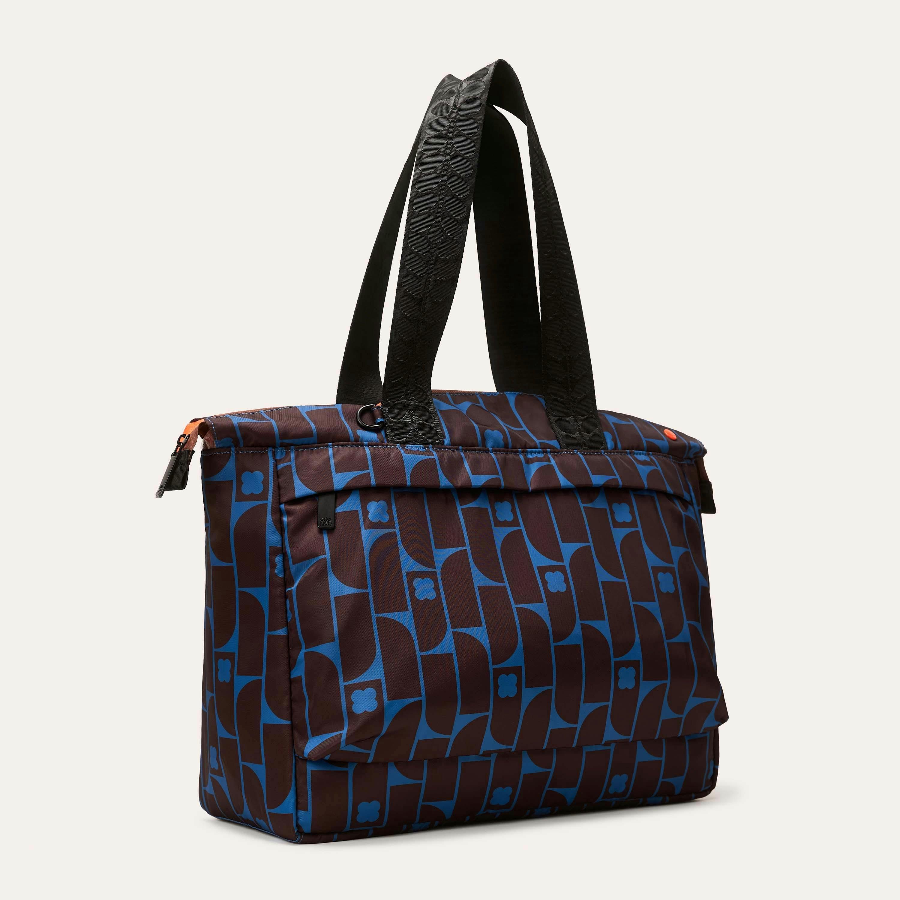 Axis Tote - Metro Tile Ink , view 2 of 4
