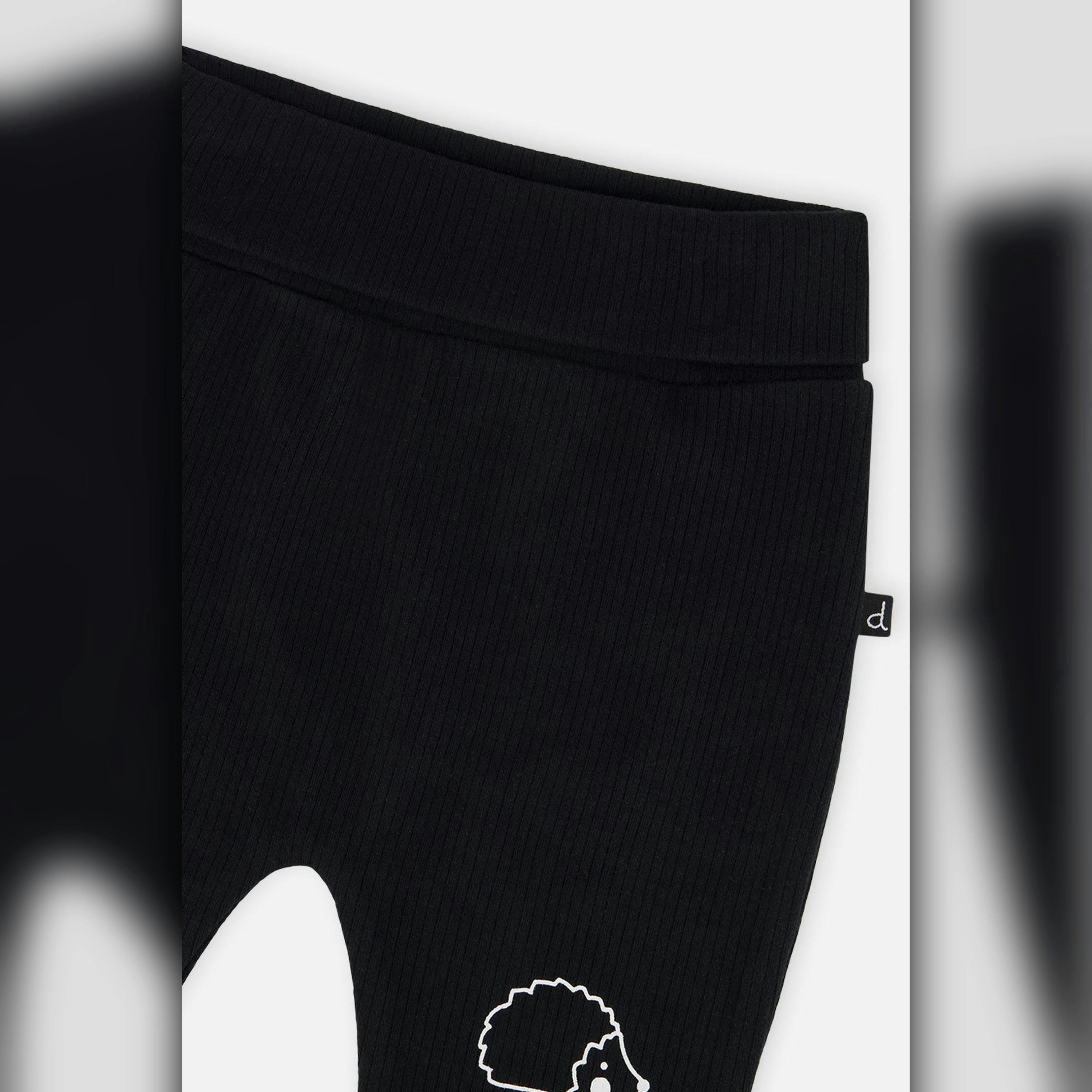 Organic Cotton Evolutive Pants Black And Brown , view 3 of 3