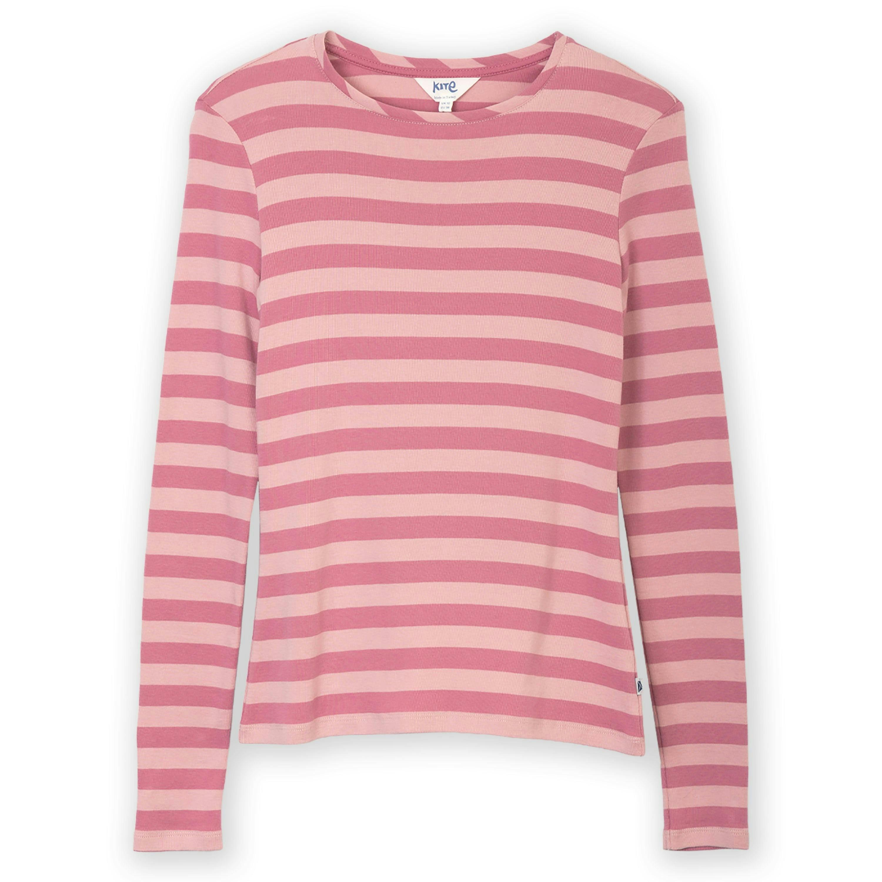 Organic Portesham Jersey T-Shirt Heather Stripe , view 2 of 4