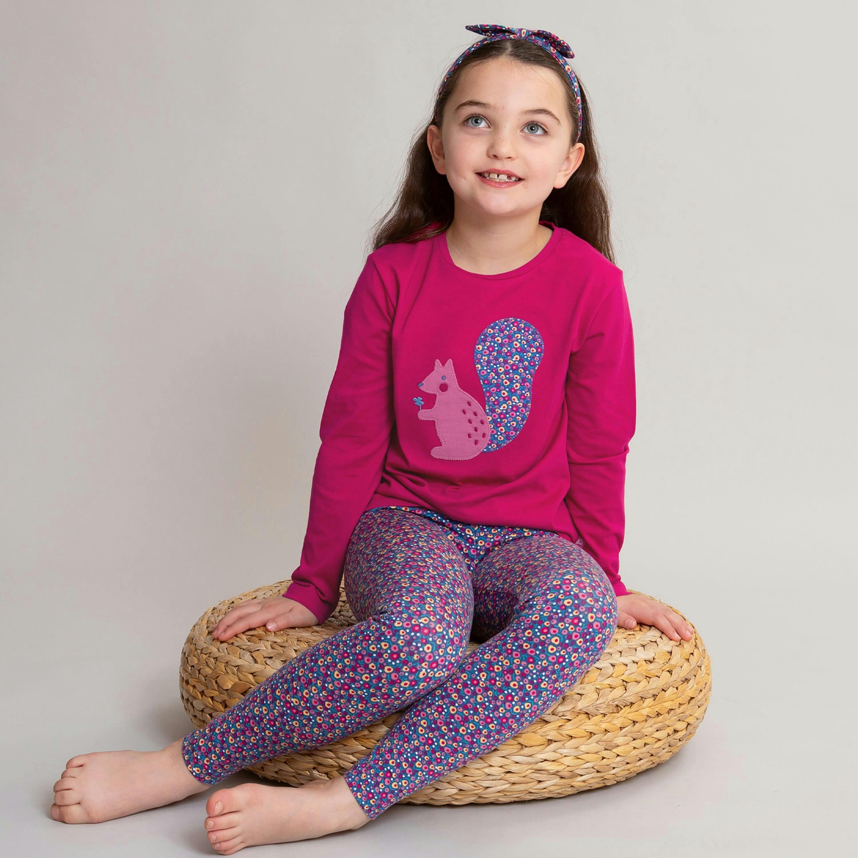 Kids Organic Lucky Squirrel T-Shirt , view 3 of 5
