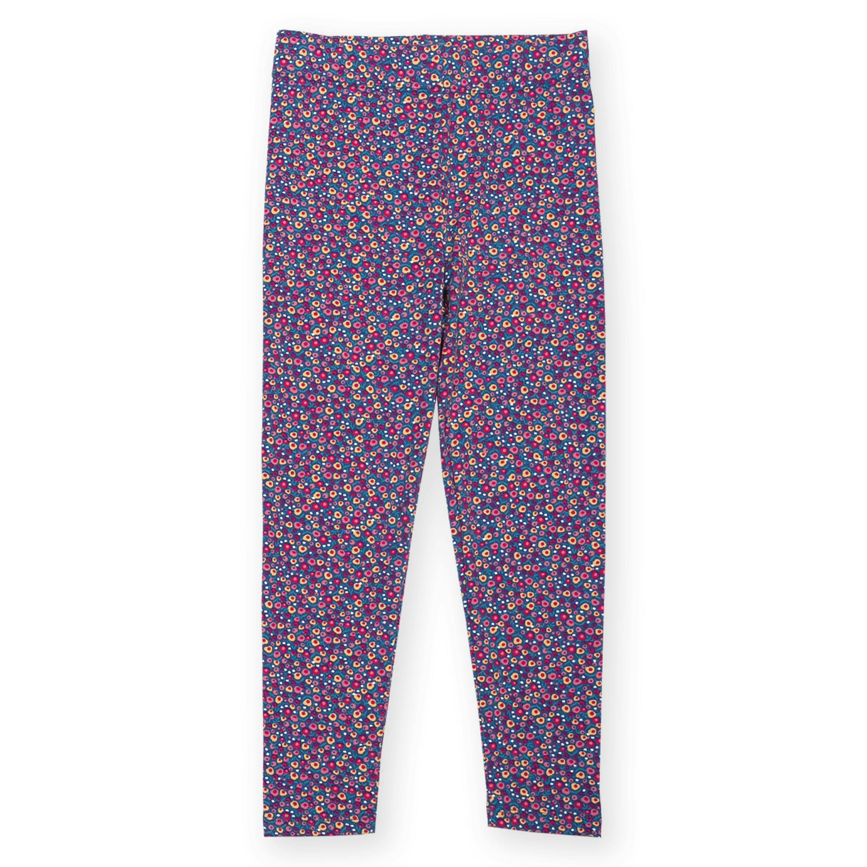 Kids Organic Berry Ditsy Leggings , view 4 of 6