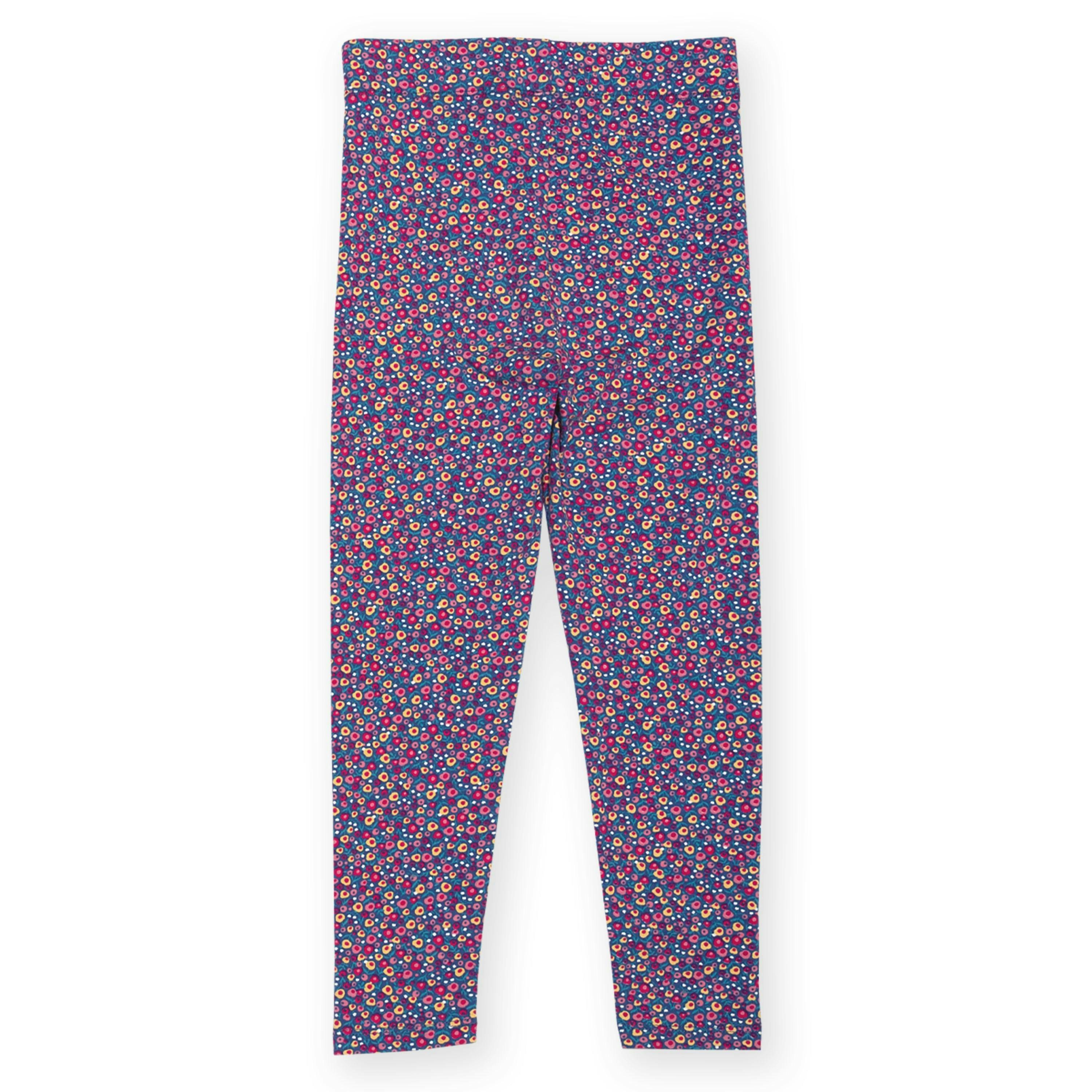 Kids Organic Berry Ditsy Leggings , view 6 of 6