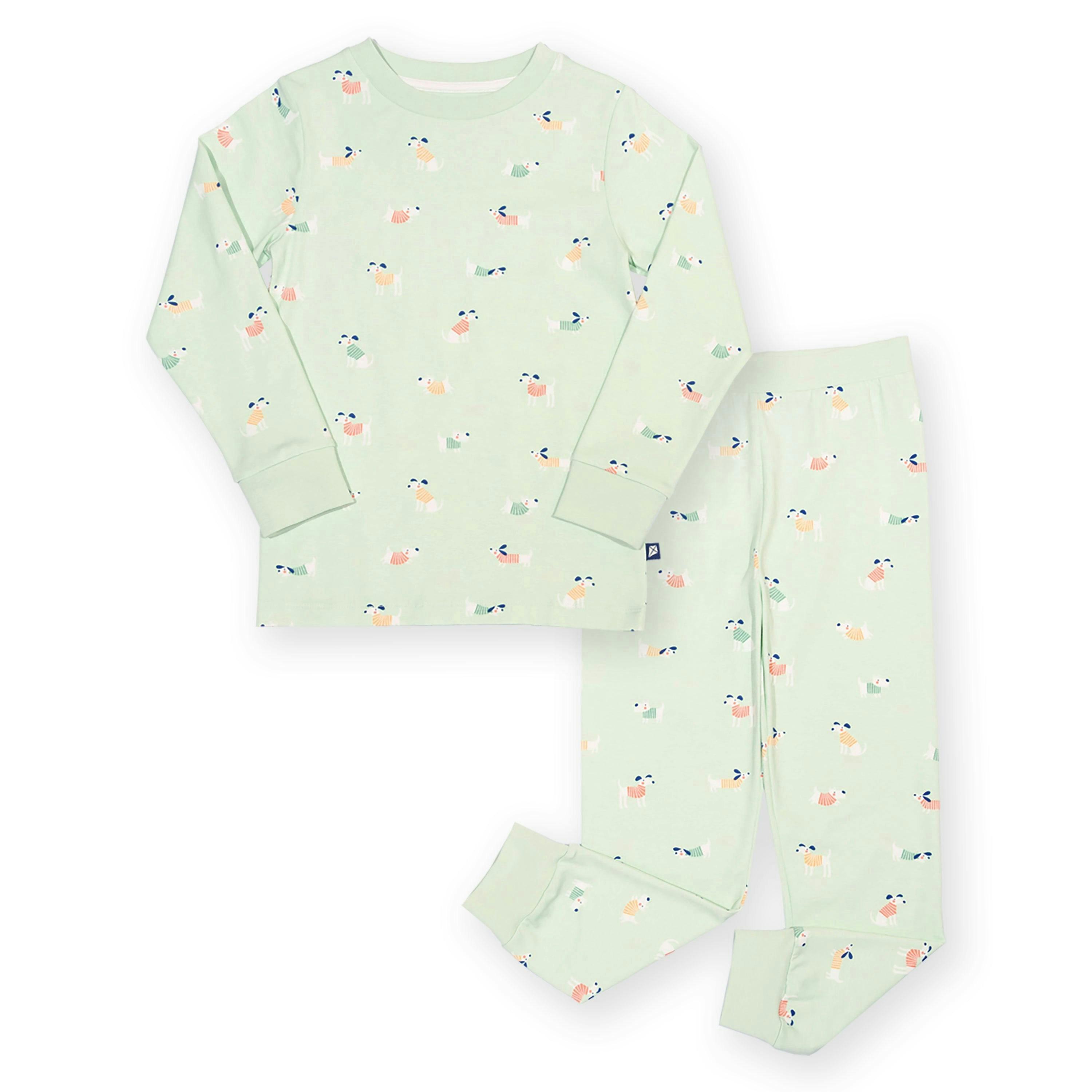 Kids Organic Lucky Pups Pyjamas , view 4 of 5