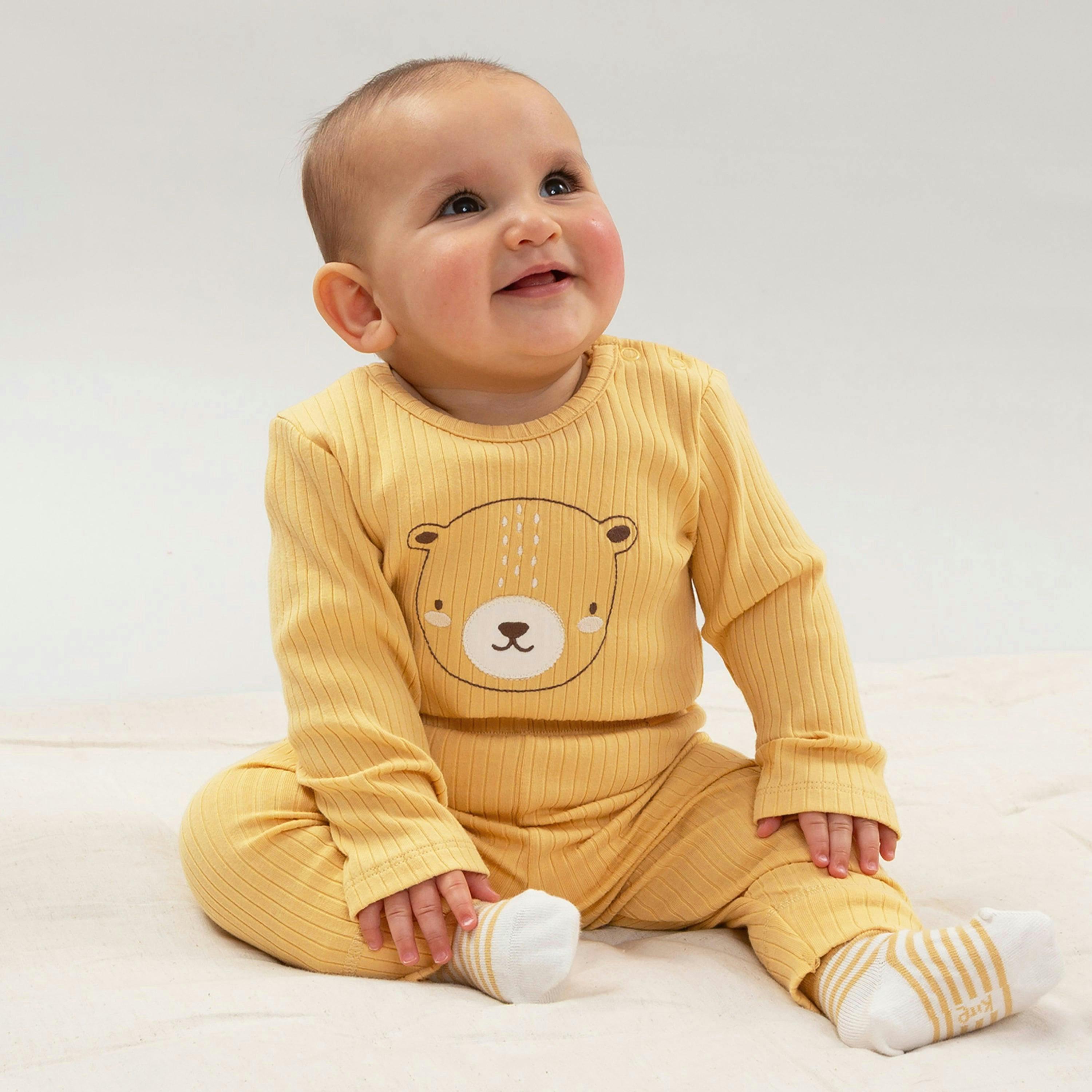 Baby Organic Little Ted Leggings , view 2 of 4