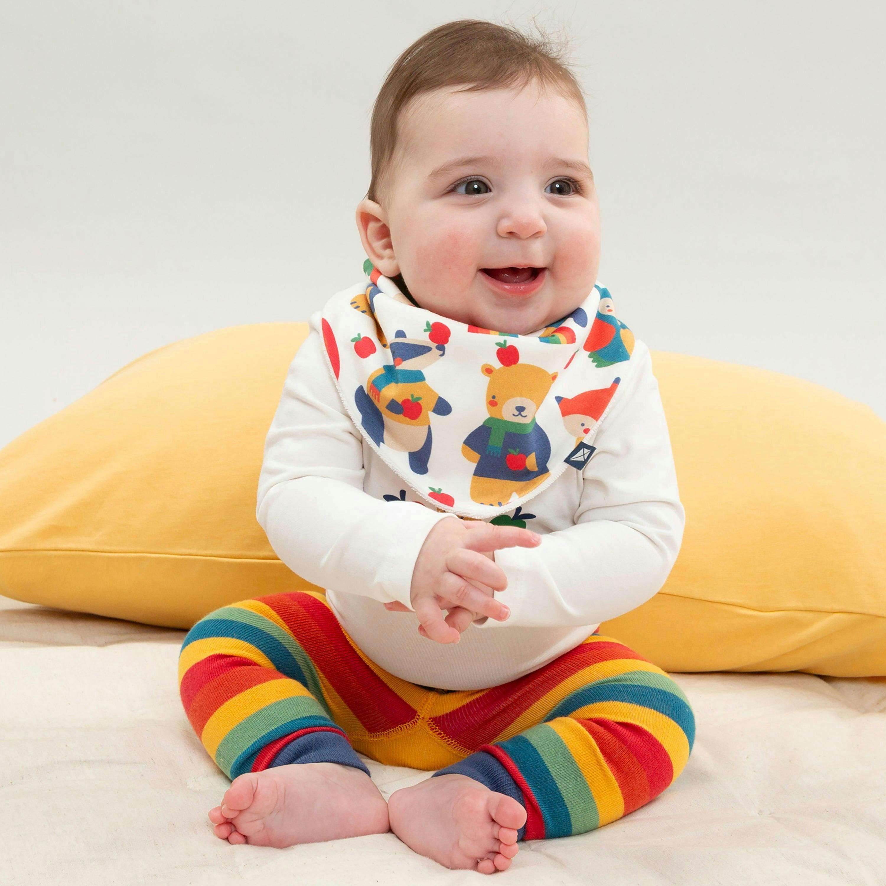 Baby Organic Apple A Day Knit Leggings , view 2 of 4