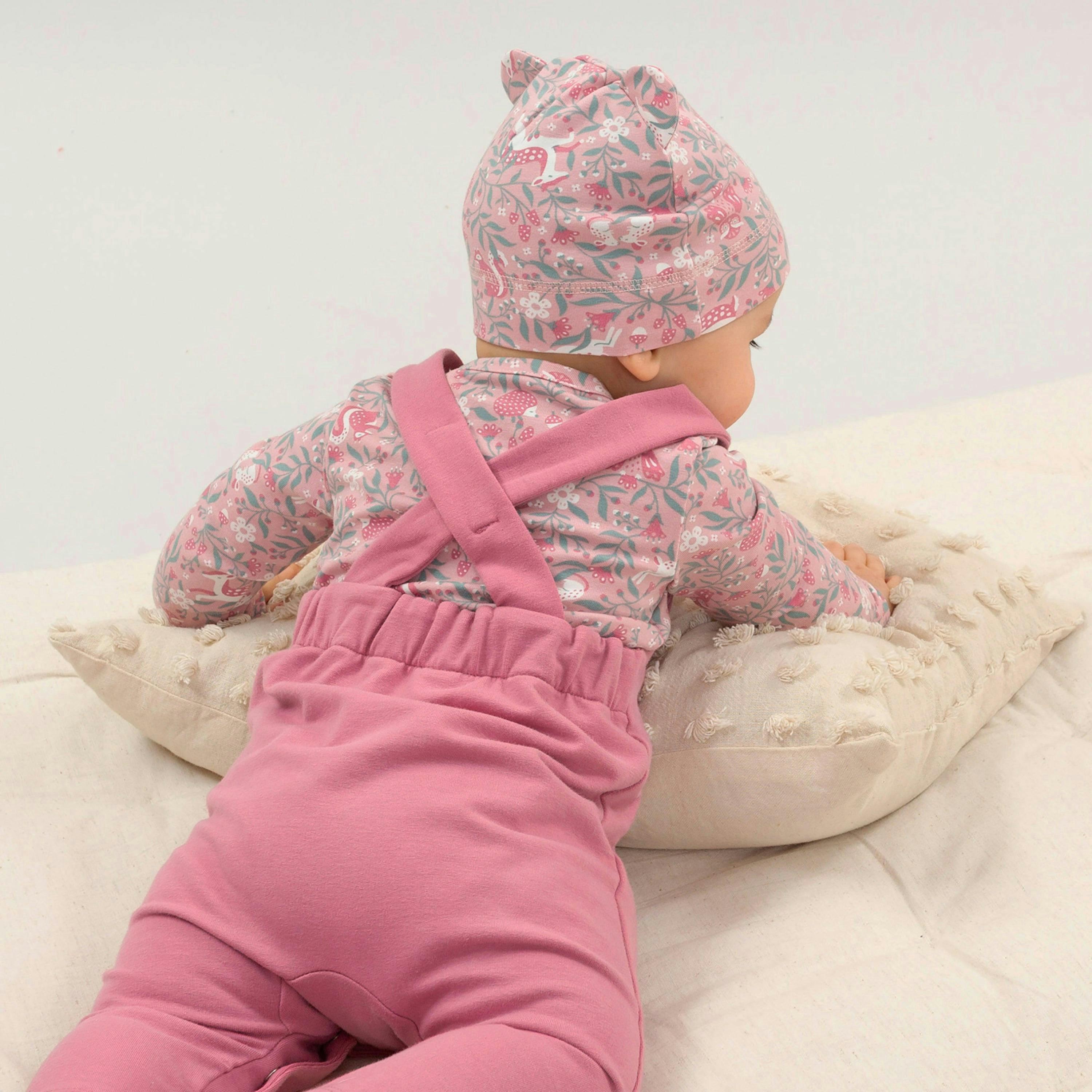 Baby Organic Little Mouse Dungarees , view 3 of 4