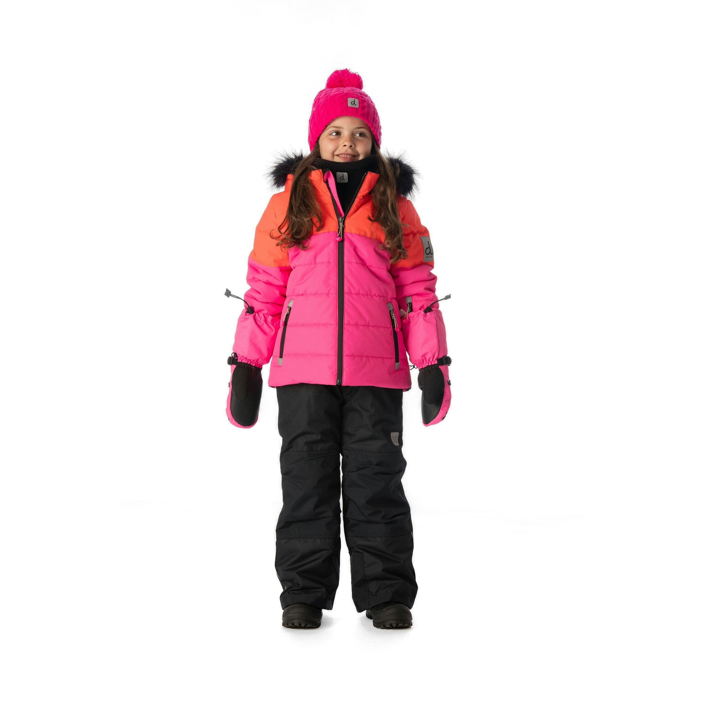 Two Piece Play Snowsuit Bright Pink , view 2 of 6