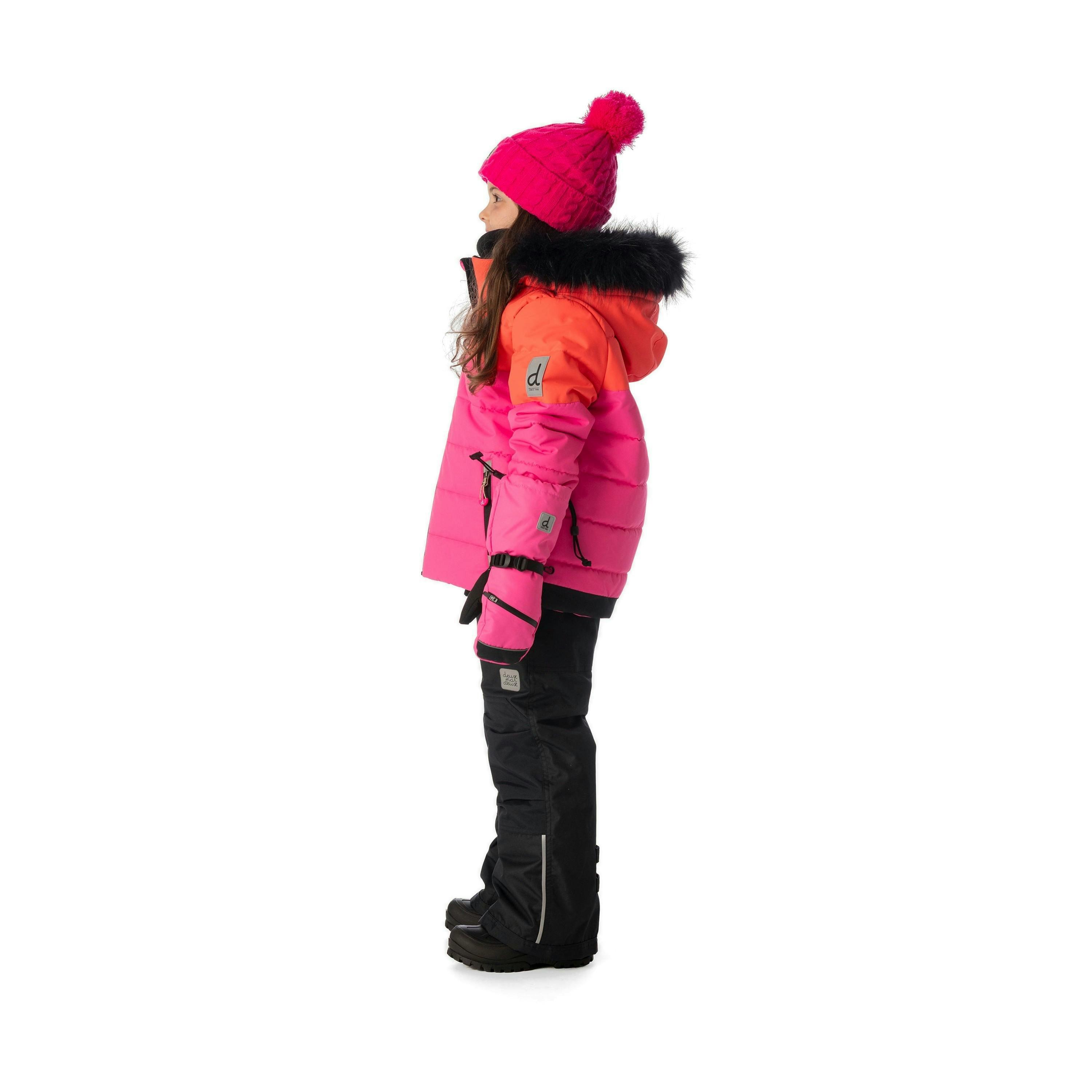 Two Piece Play Snowsuit Bright Pink , view 3 of 6