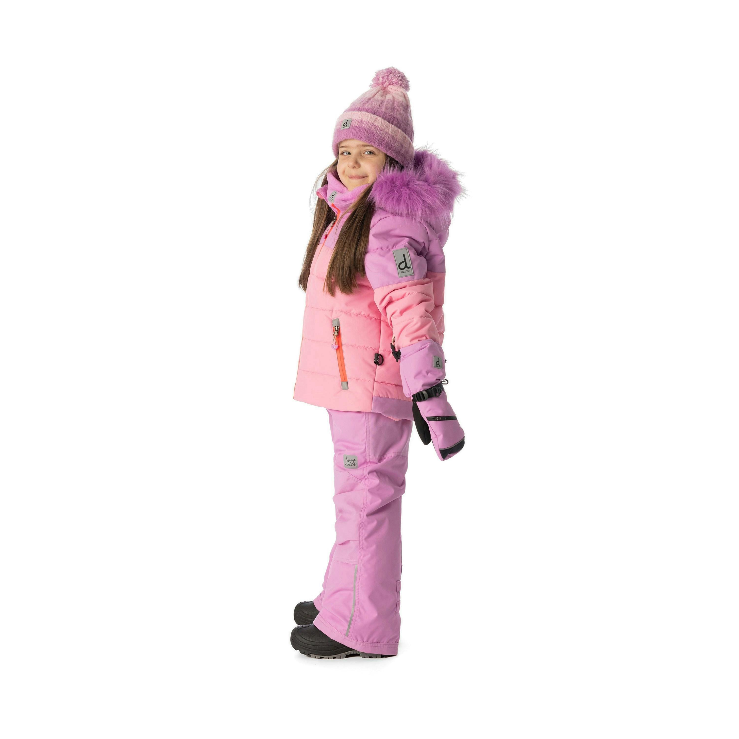 Two Piece Play Snowsuit Pinkish Violet , view 3 of 6