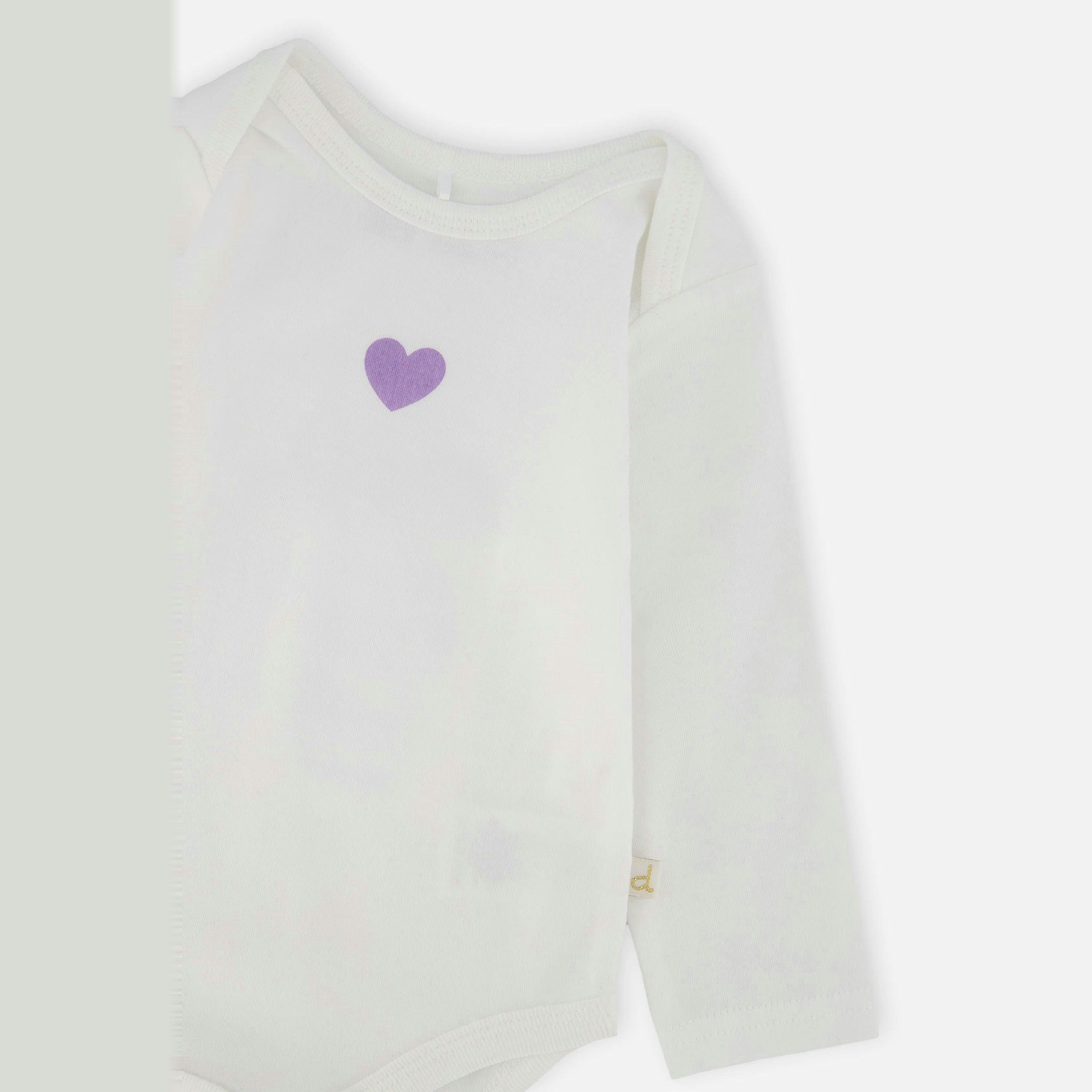 Organic Cotton Onesie Off-White , view 3 of 3