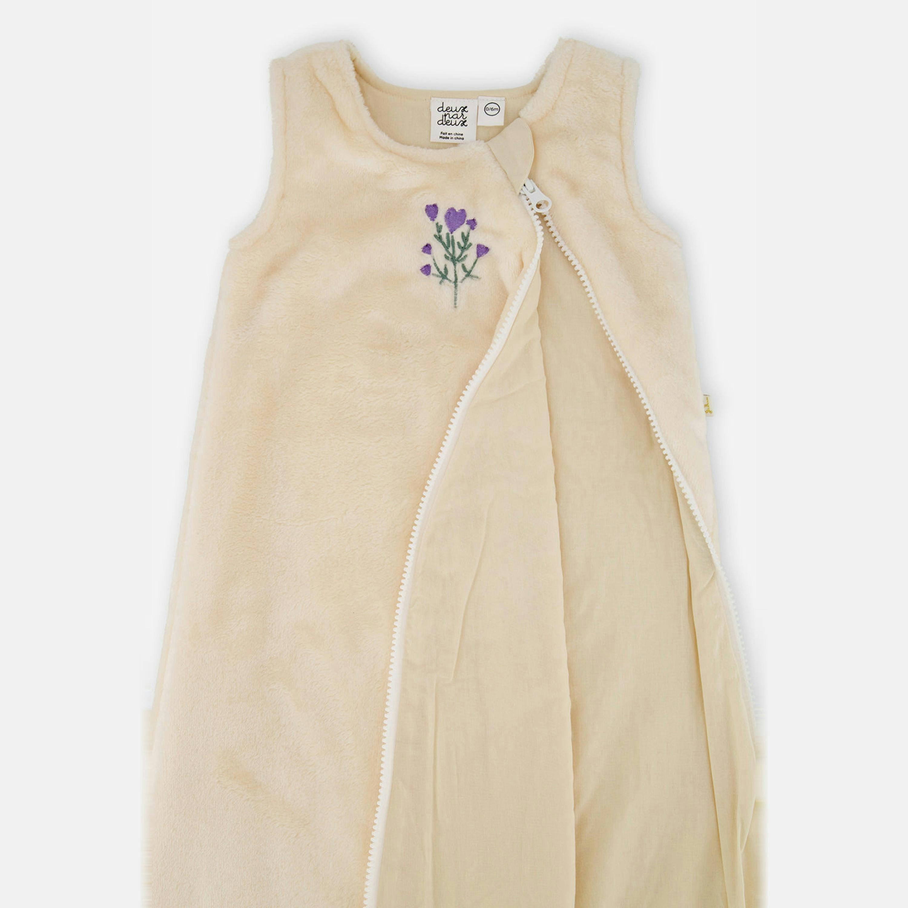Plush Sleep Sack Off-White , view 2 of 2
