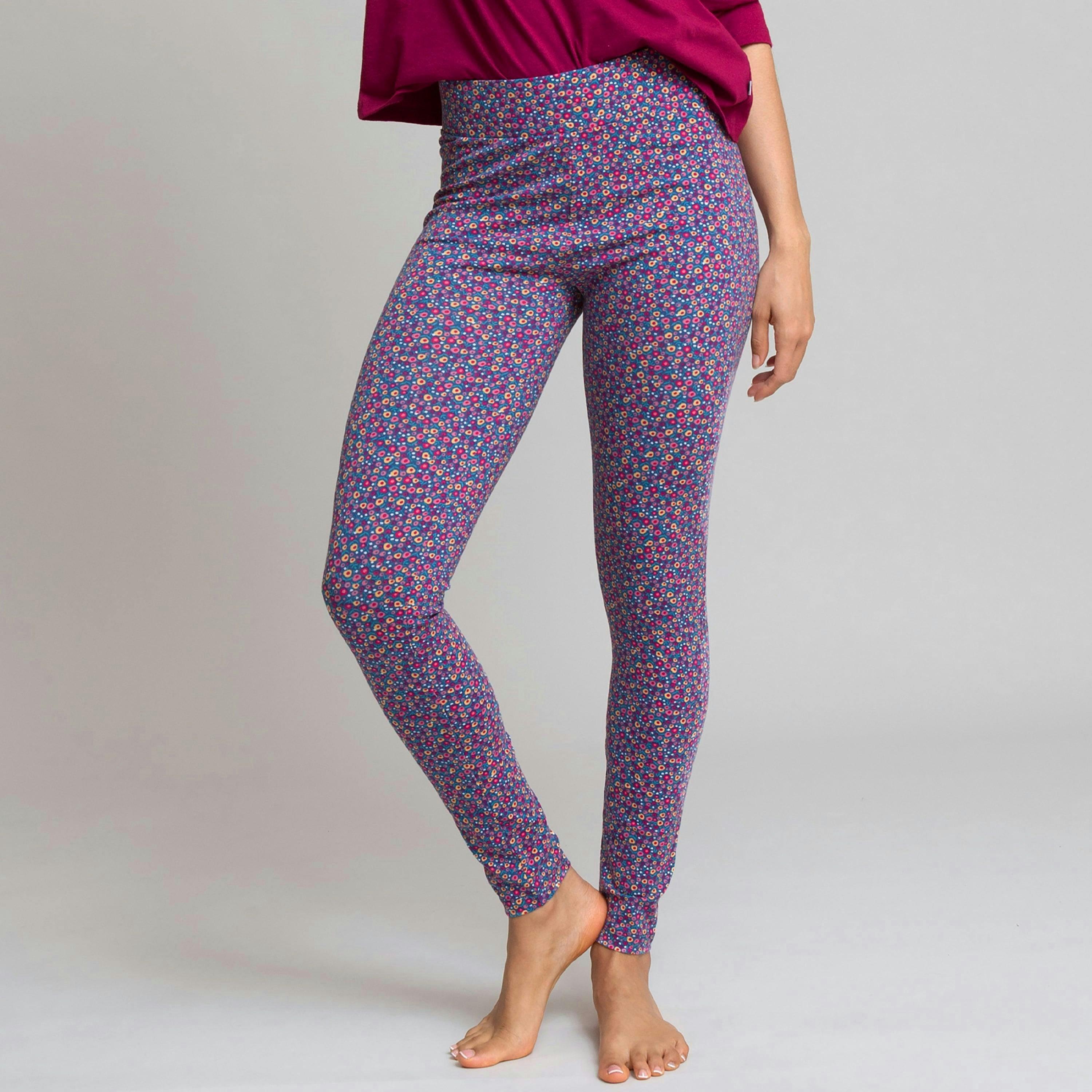 Organic Berry Ditsy Lytchett Leggings , view 3 of 4