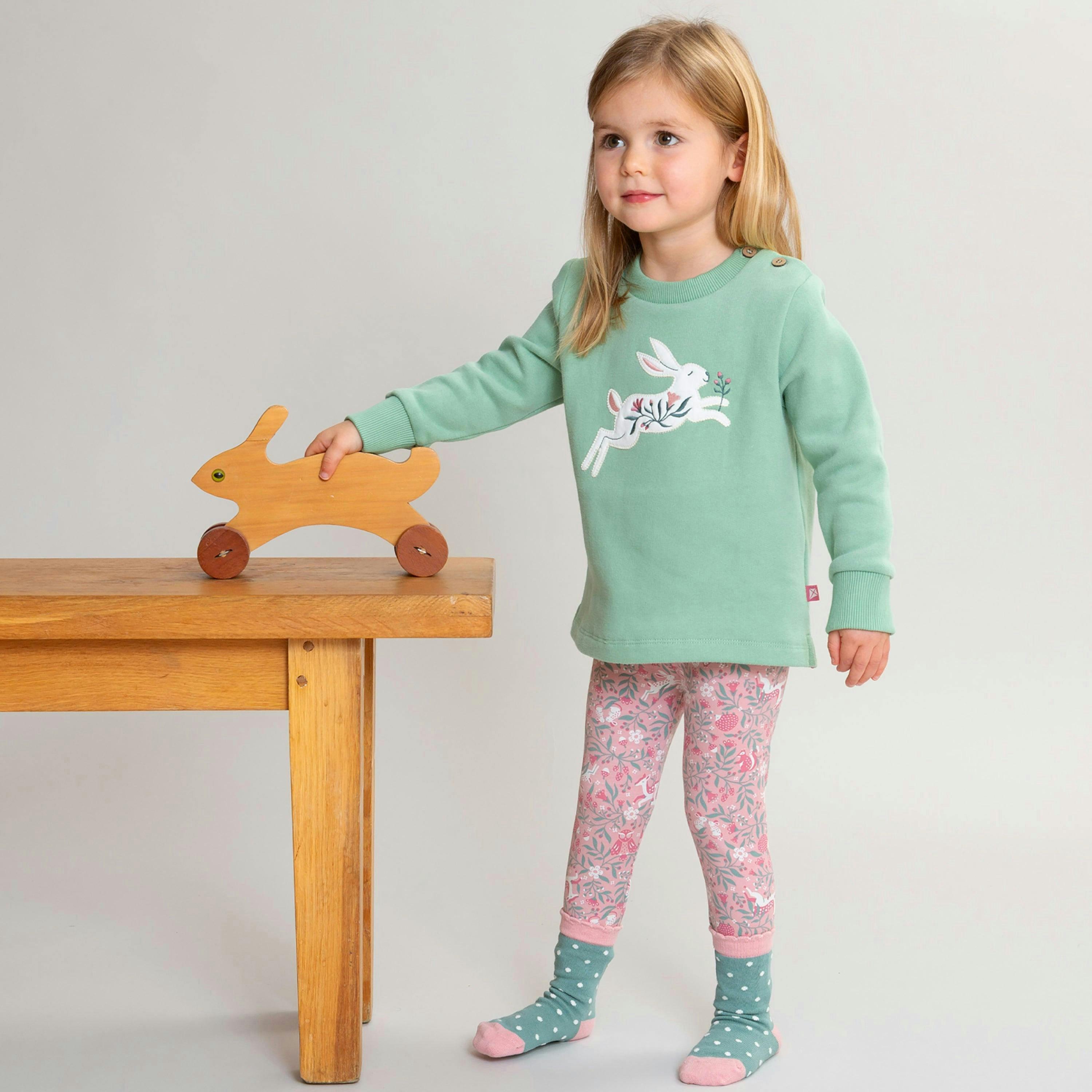 Kids Organic Whispering Woods Leggings , view 2 of 6