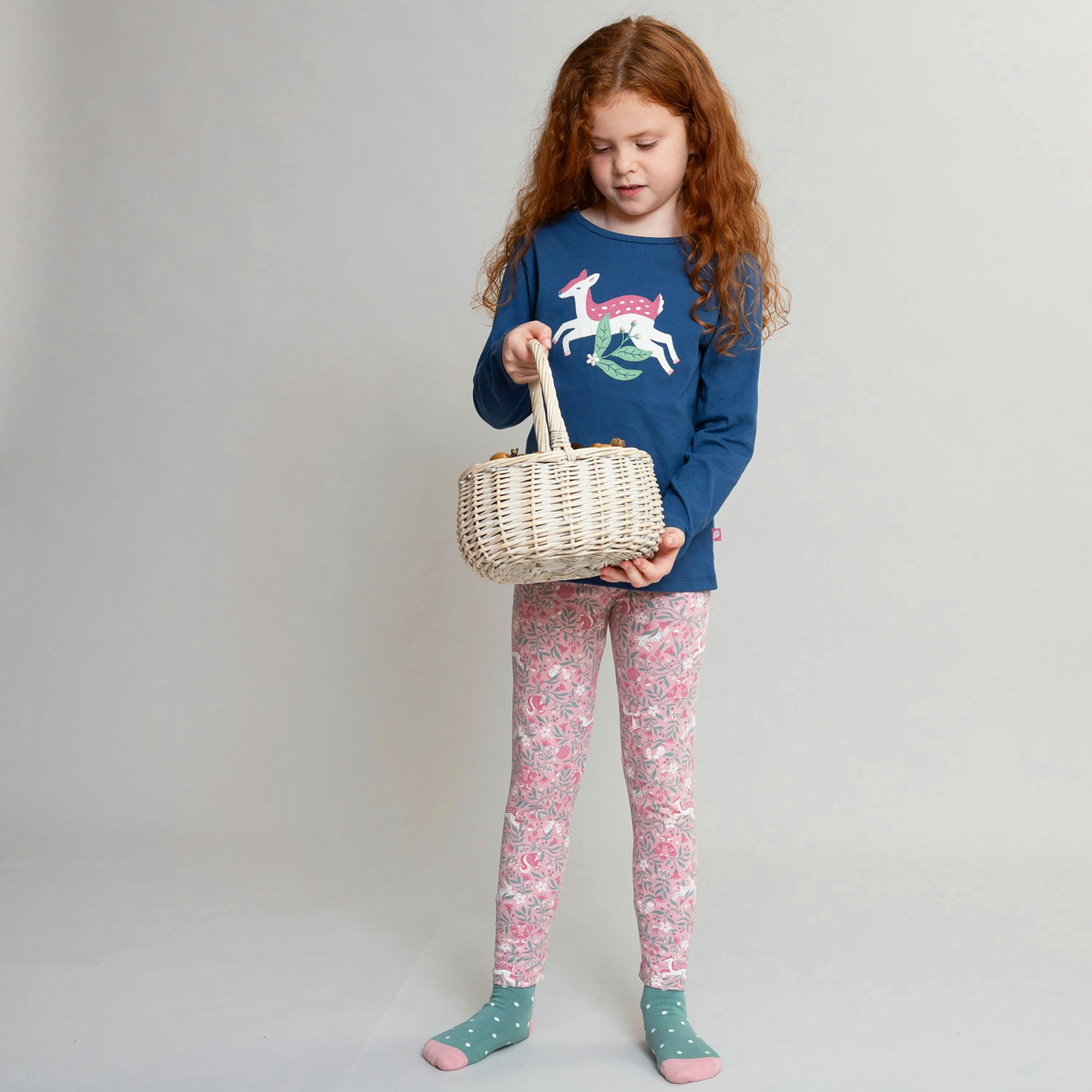 Kids Organic Whispering Woods Leggings , view 5 of 6