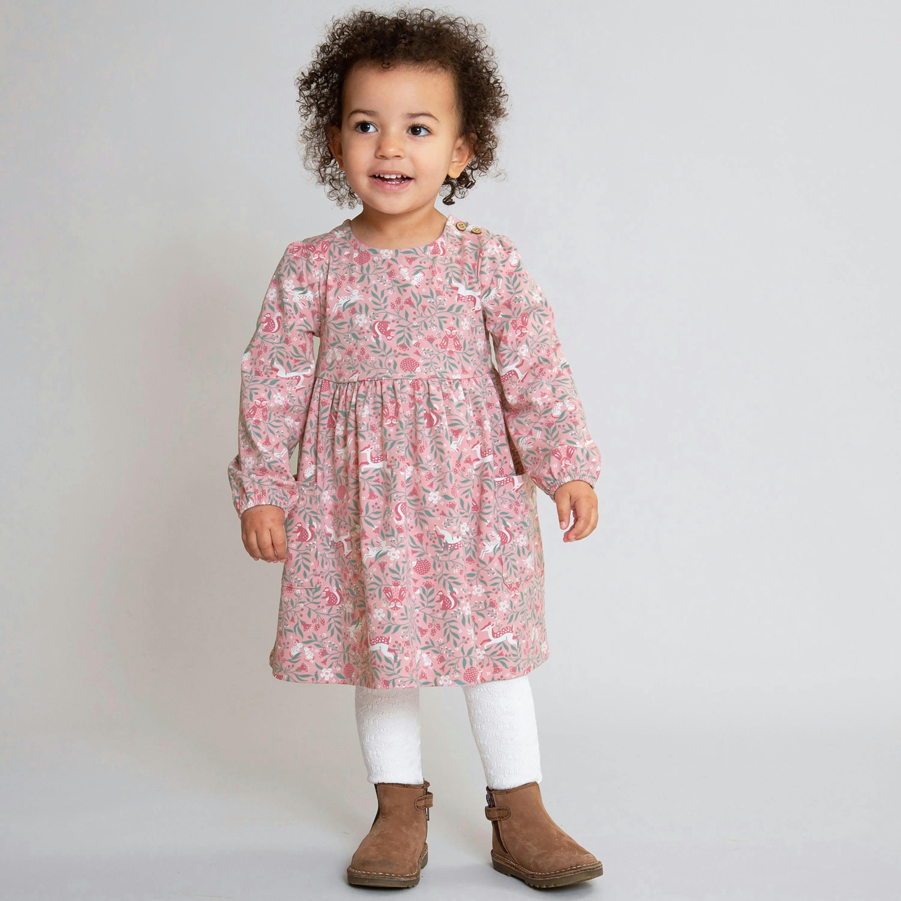 Kids Organic Whispering Woods Dress , view 2 of 5