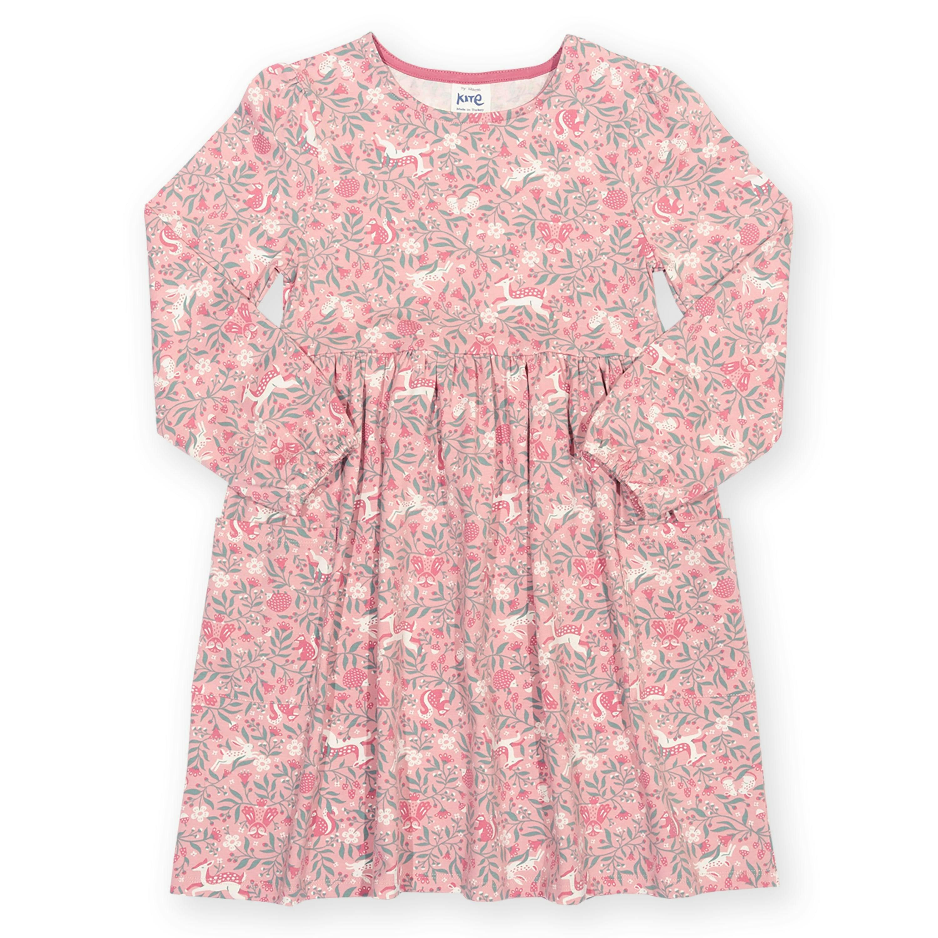 Kids Organic Whispering Woods Dress , view 4 of 5
