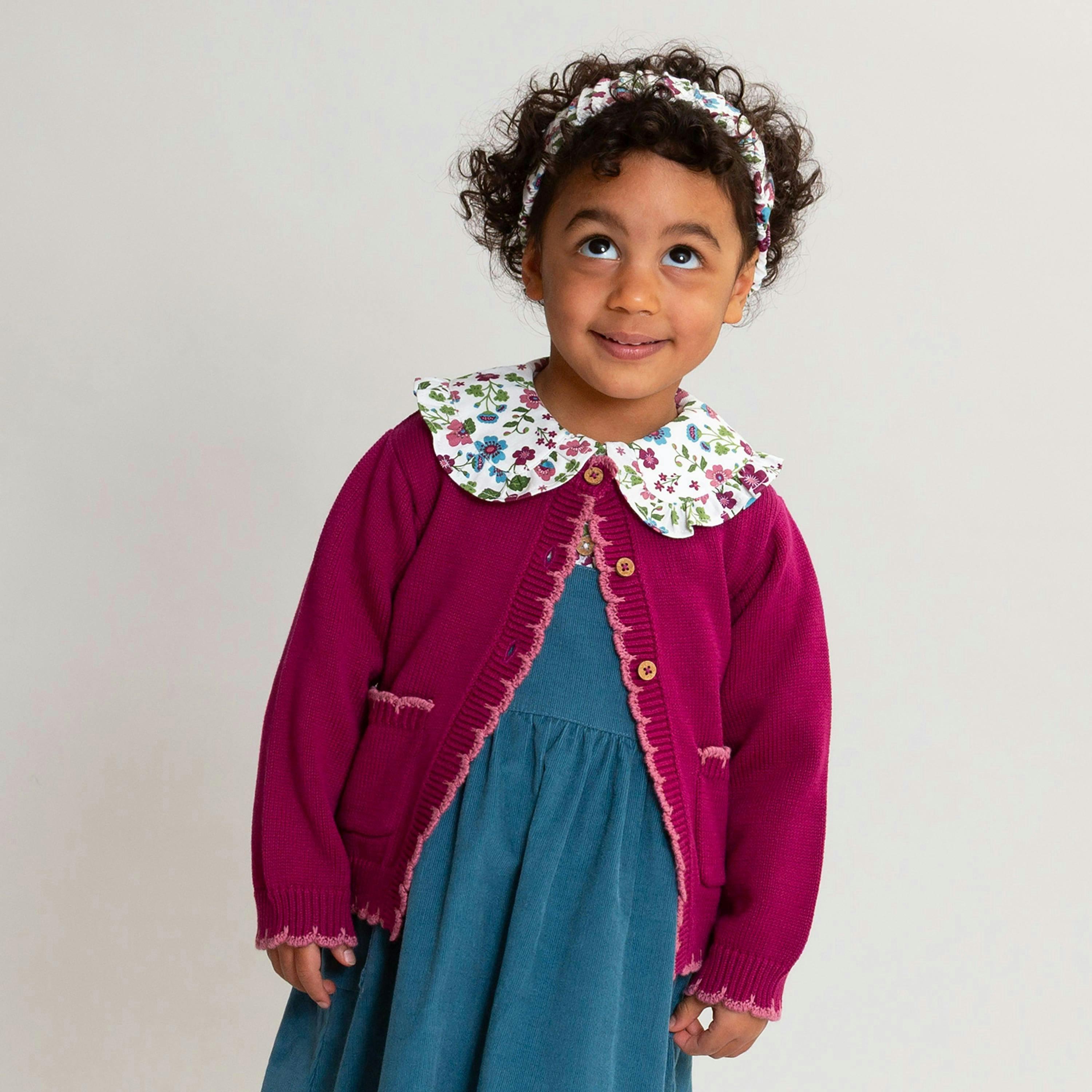 Kids Organic Fortune Cardi , view 2 of 4