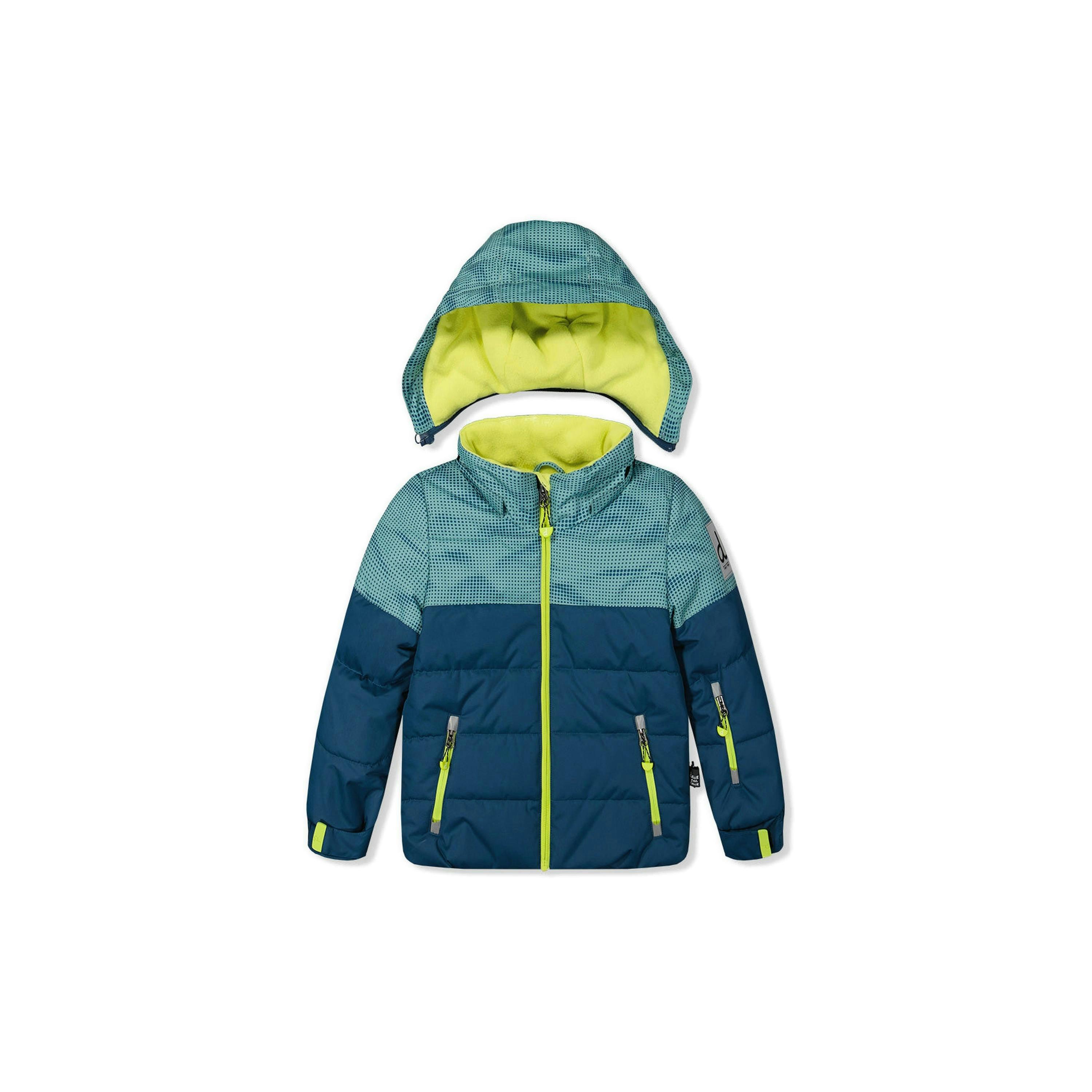 Two Piece Play Snowsuit Greyish Blue And Navy With Greyish Blue Pants , view 4 of 6