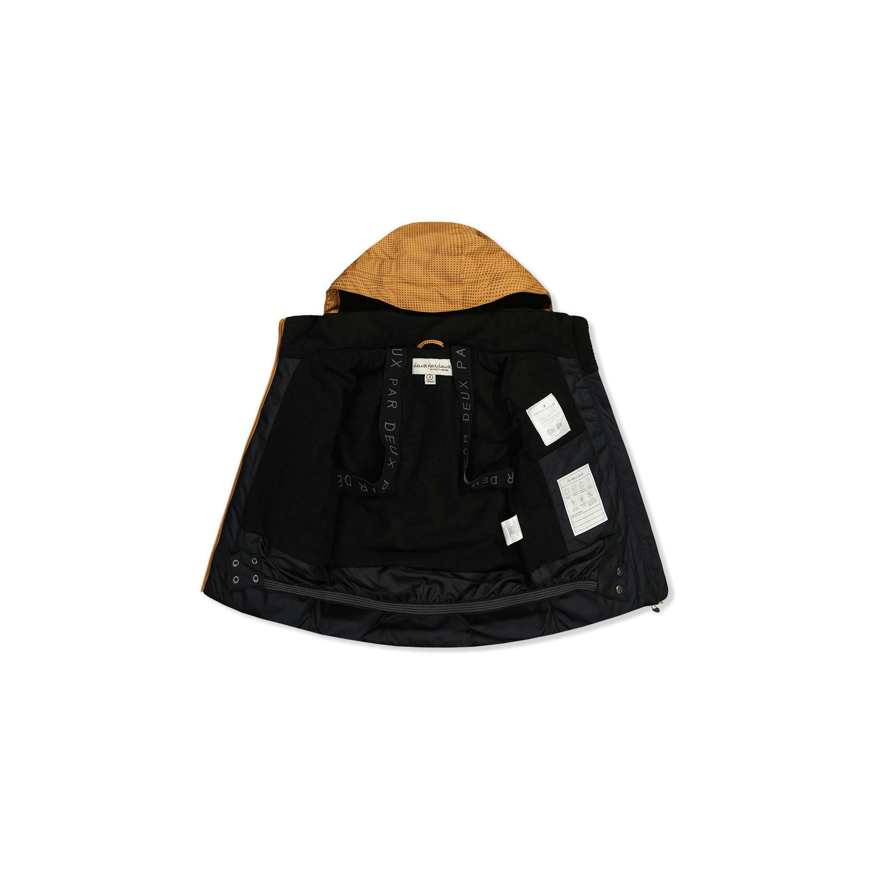 Two Piece Play Snowsuit Brown And Black With Brown Pants , view 5 of 6