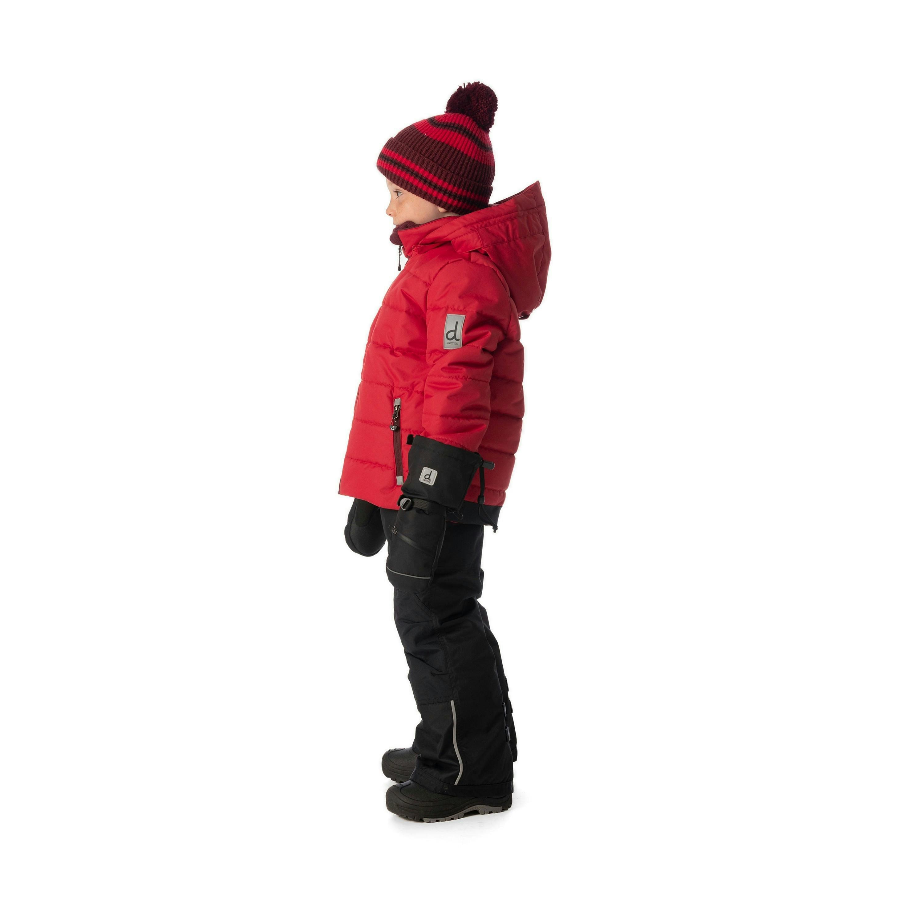 Two Piece Play Snowsuit Red With Black Pants , view 3 of 6