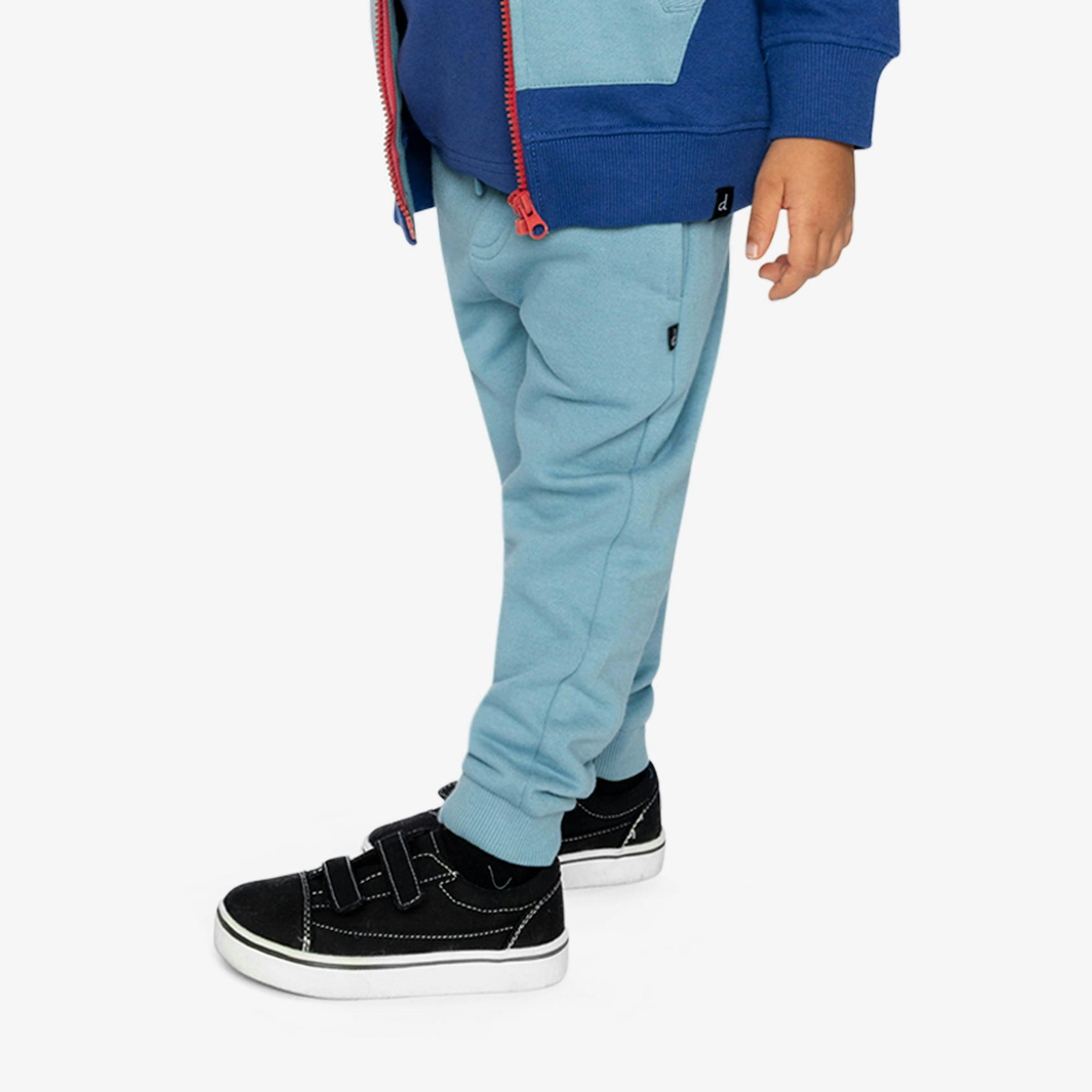 Fleece Sweatpants Pale Turquoise , view 3 of 6