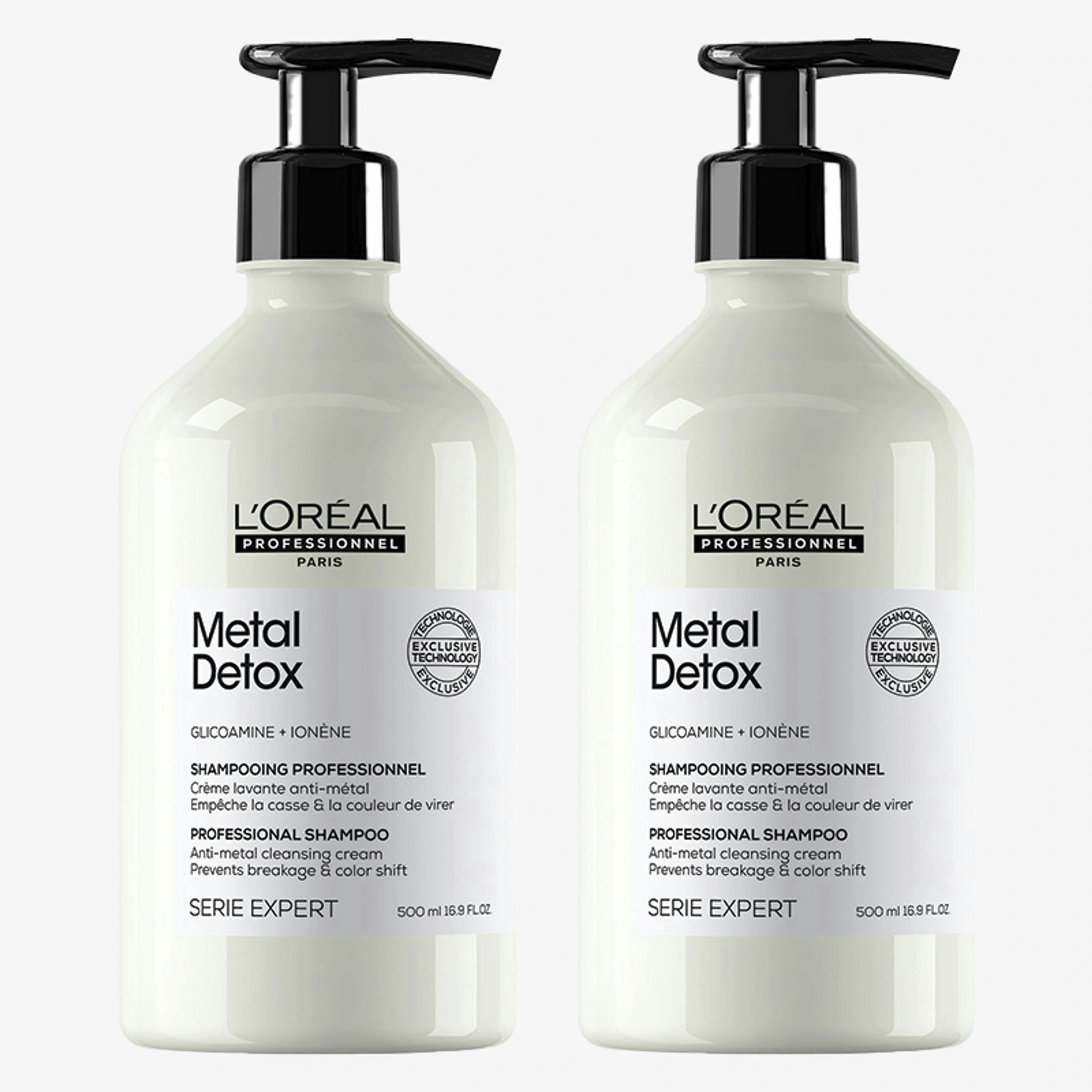 L'Oréal Professionnel Metal Detox Shampoo Double 500 ml Duo , view 1 of 1