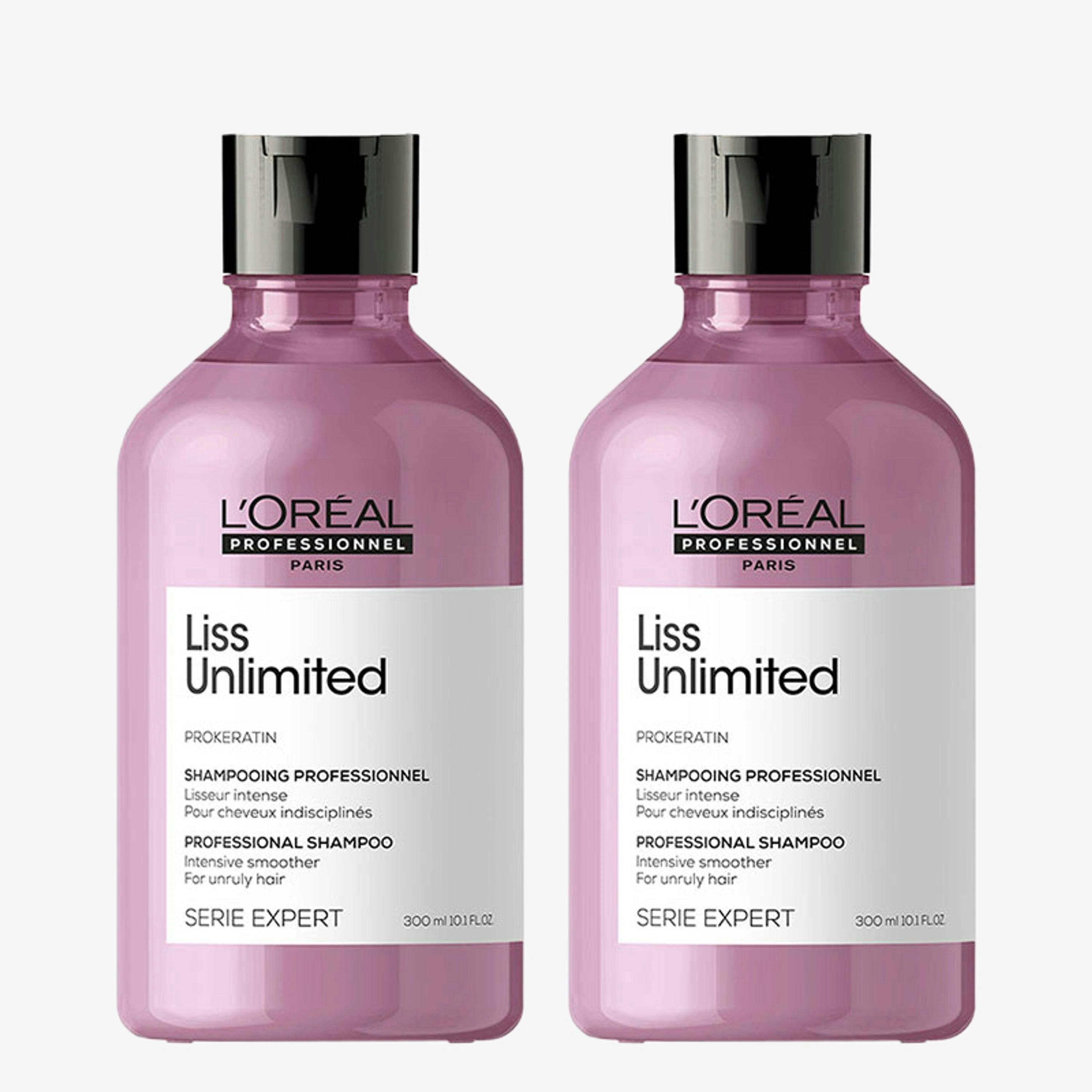 L'Oréal Professionnel Liss Unlimited Shampoo Double 300 ml Duo , view 1 of 6