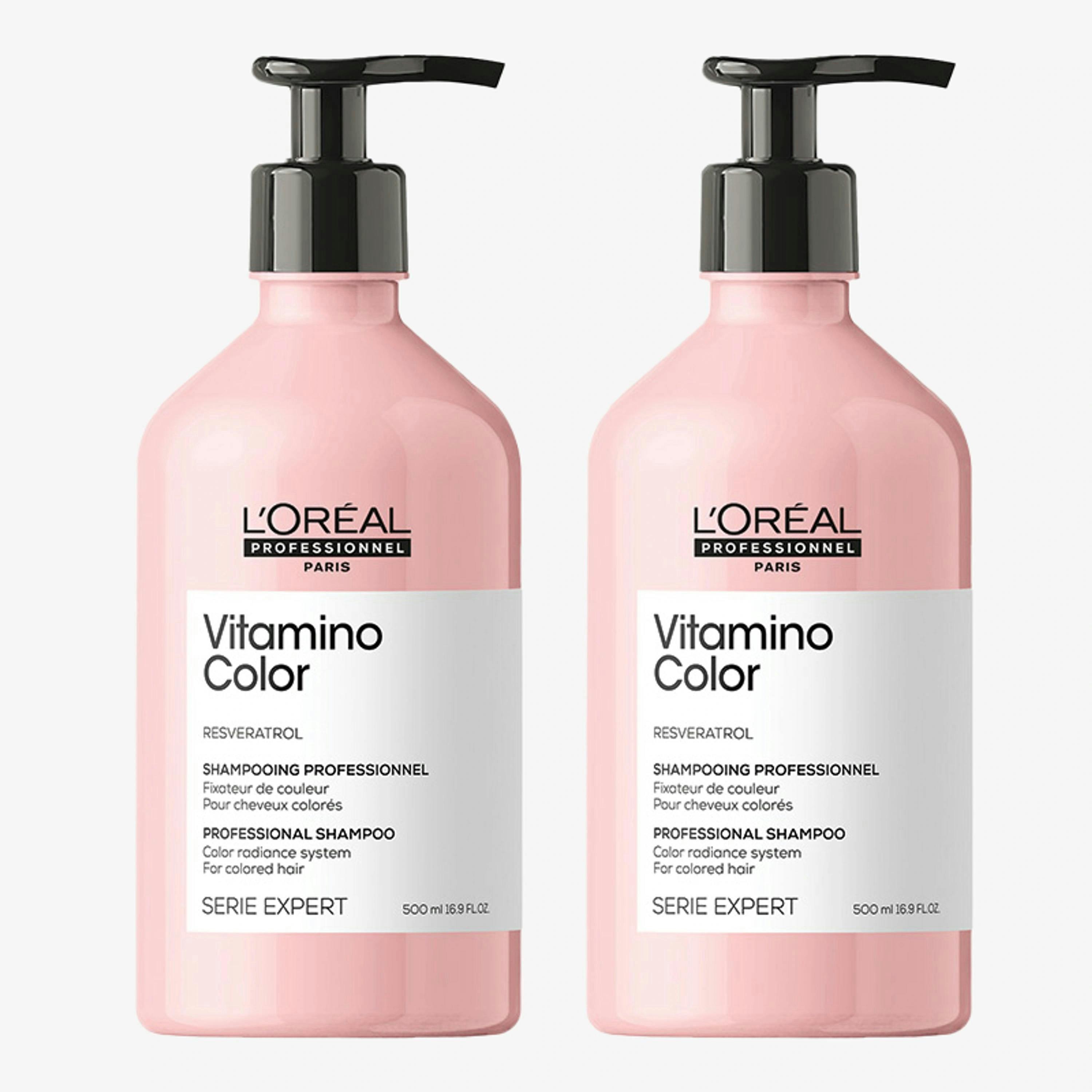 L'Oréal Professionnel Vitamino Color Shampoo Double 500 ml Duo , view 1 of 1