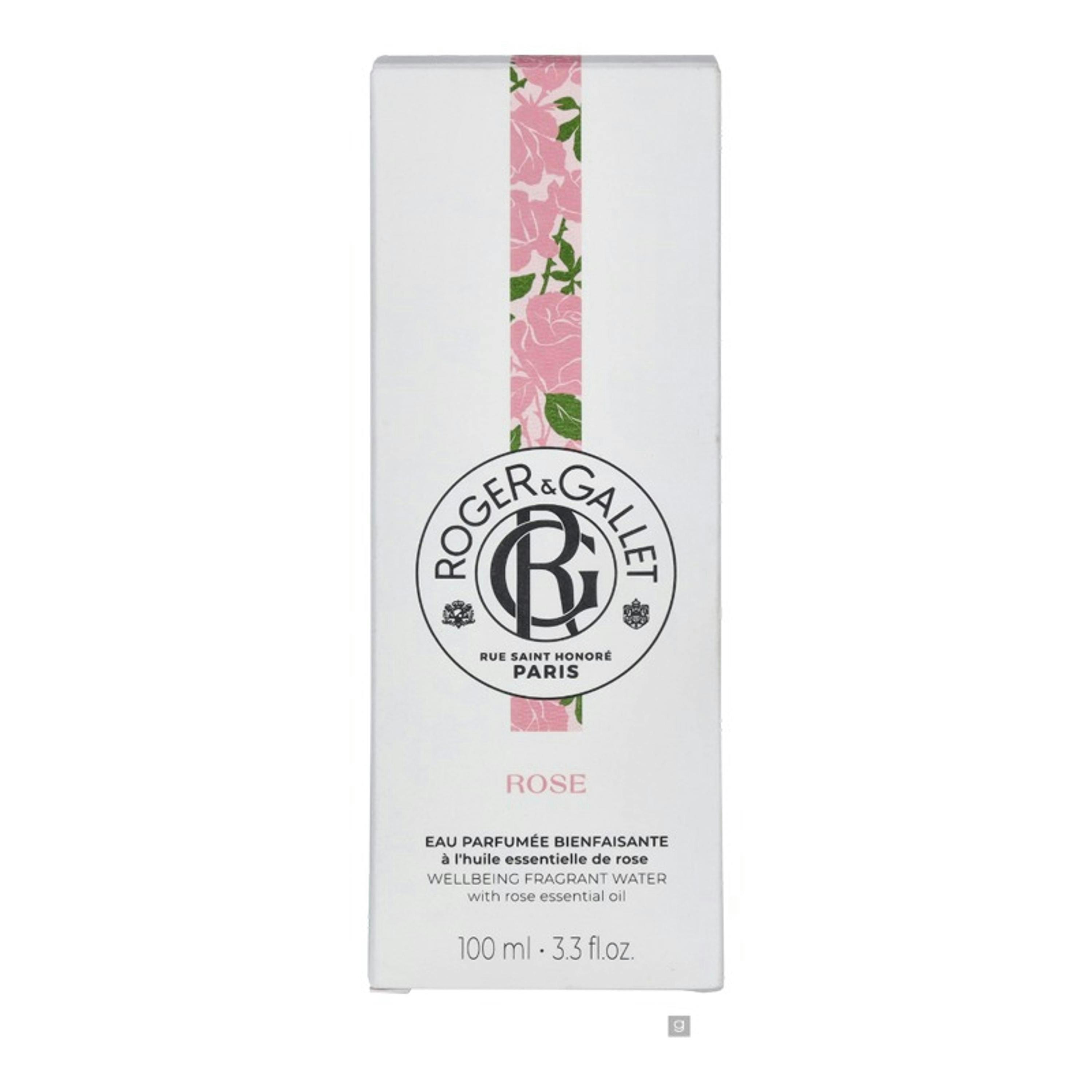 Roger & Gallet Rose Wellbeing Fragrant Water 100 ml Single , view 2 of 2