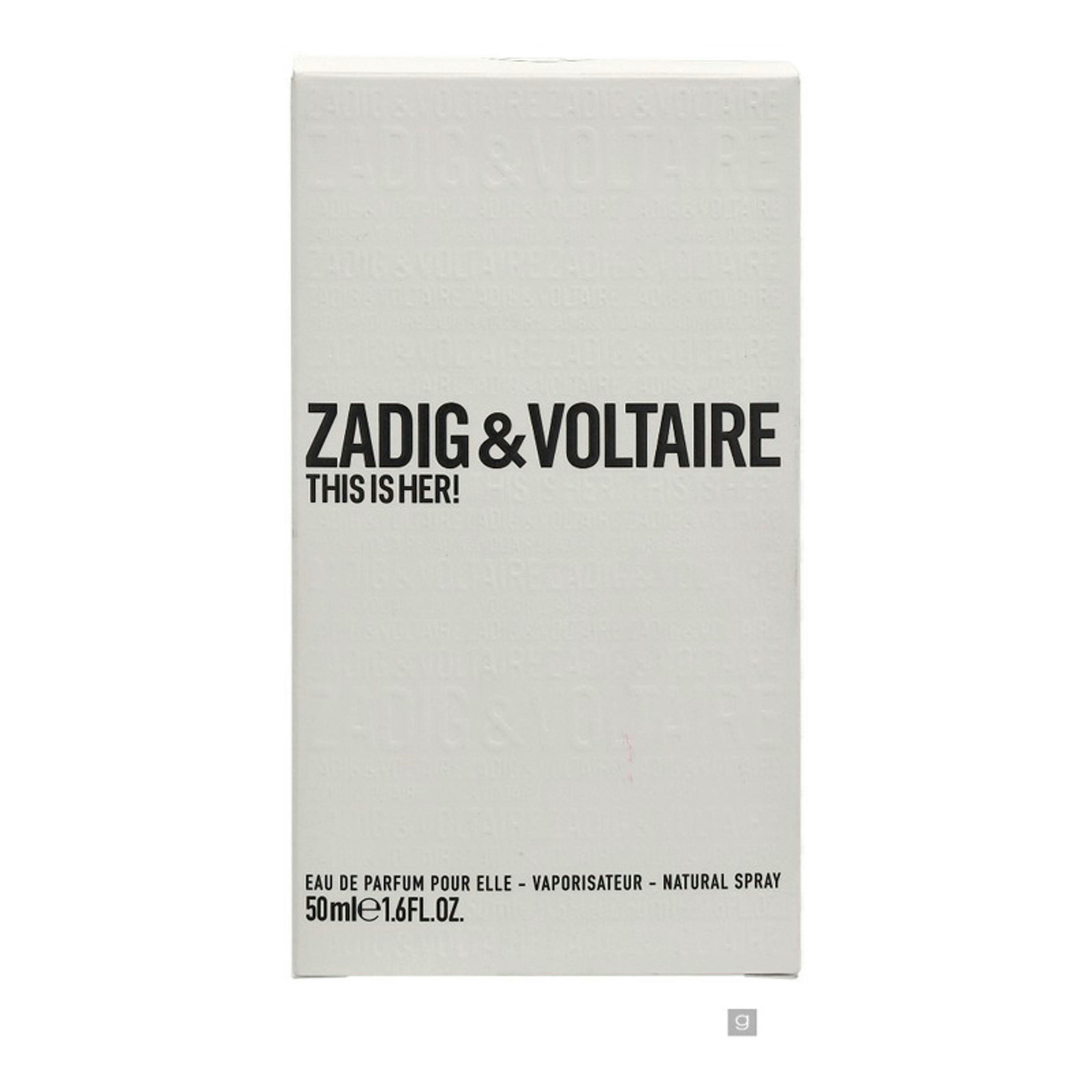 Zadig & Voltaire This Is Her! Eau de Parfum 50 ml Single , view 2 of 2
