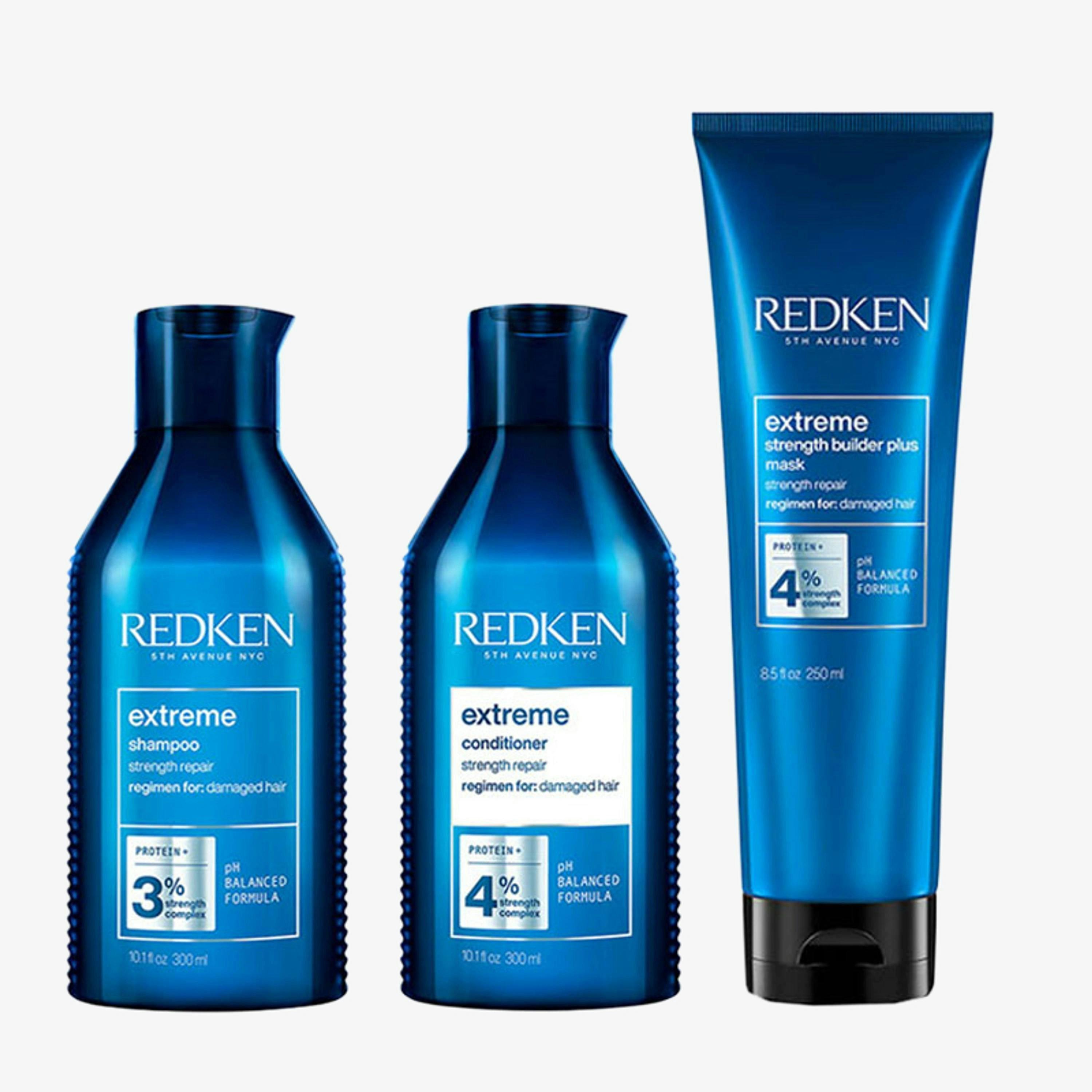 Redken Extreme Shampoo Conditioner Mask 300 ml Pack (x3) , view 1 of 2