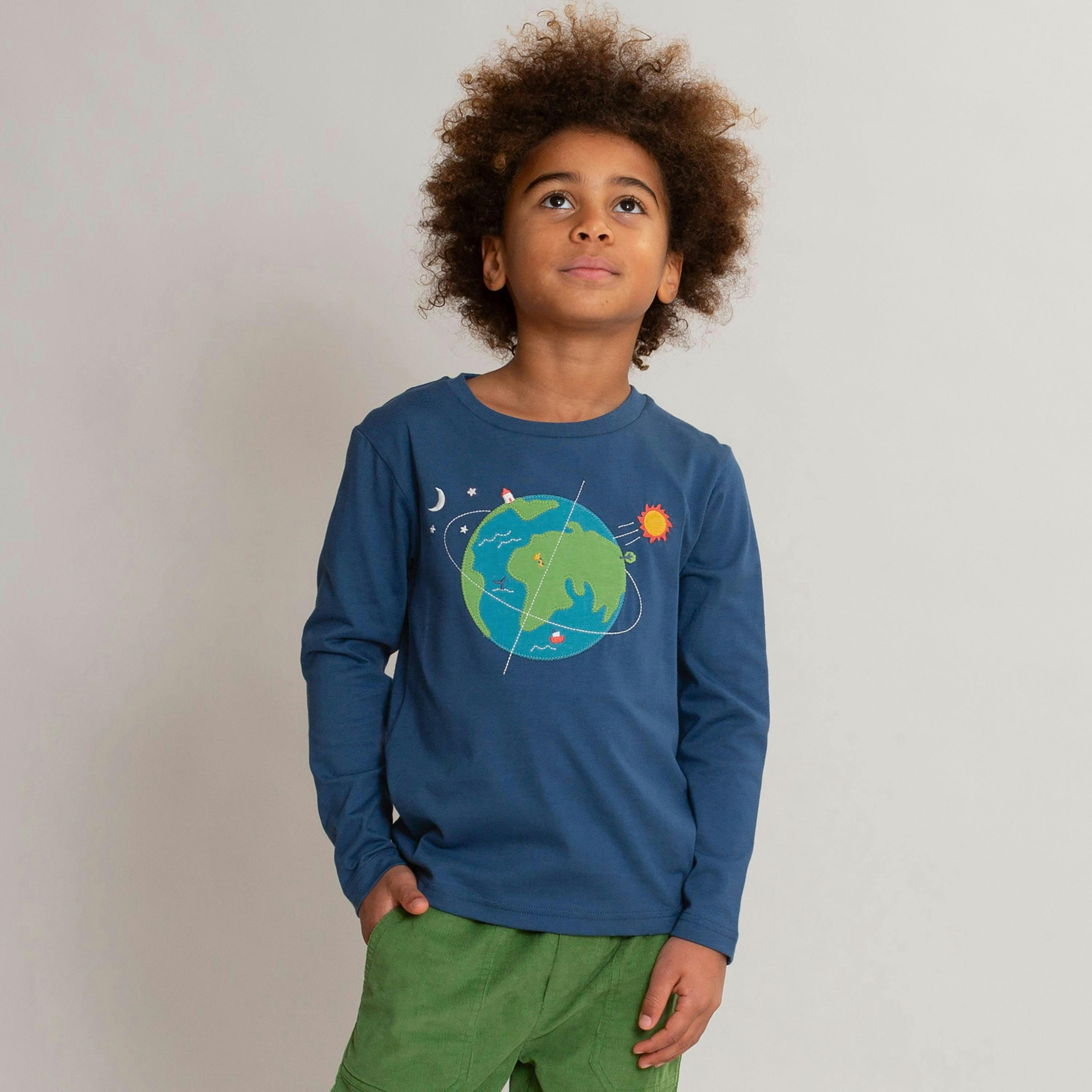 Kids Organic Third Rock T-Shirt , view 2 of 3
