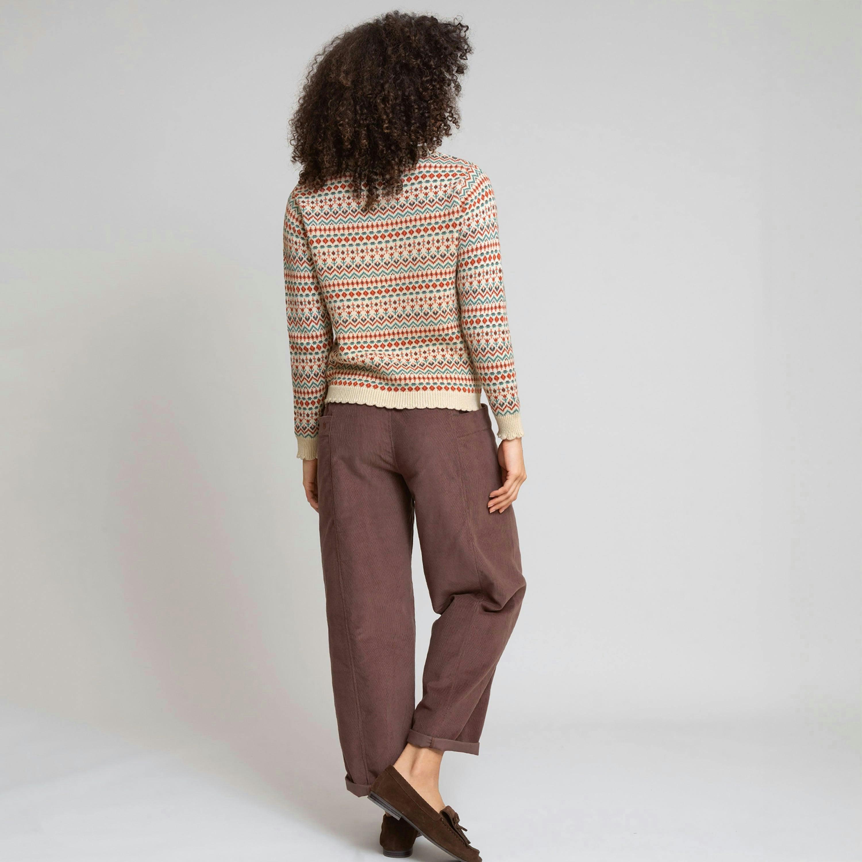 Organic Bloxworth Barrel Leg Cord Trousers , view 6 of 6