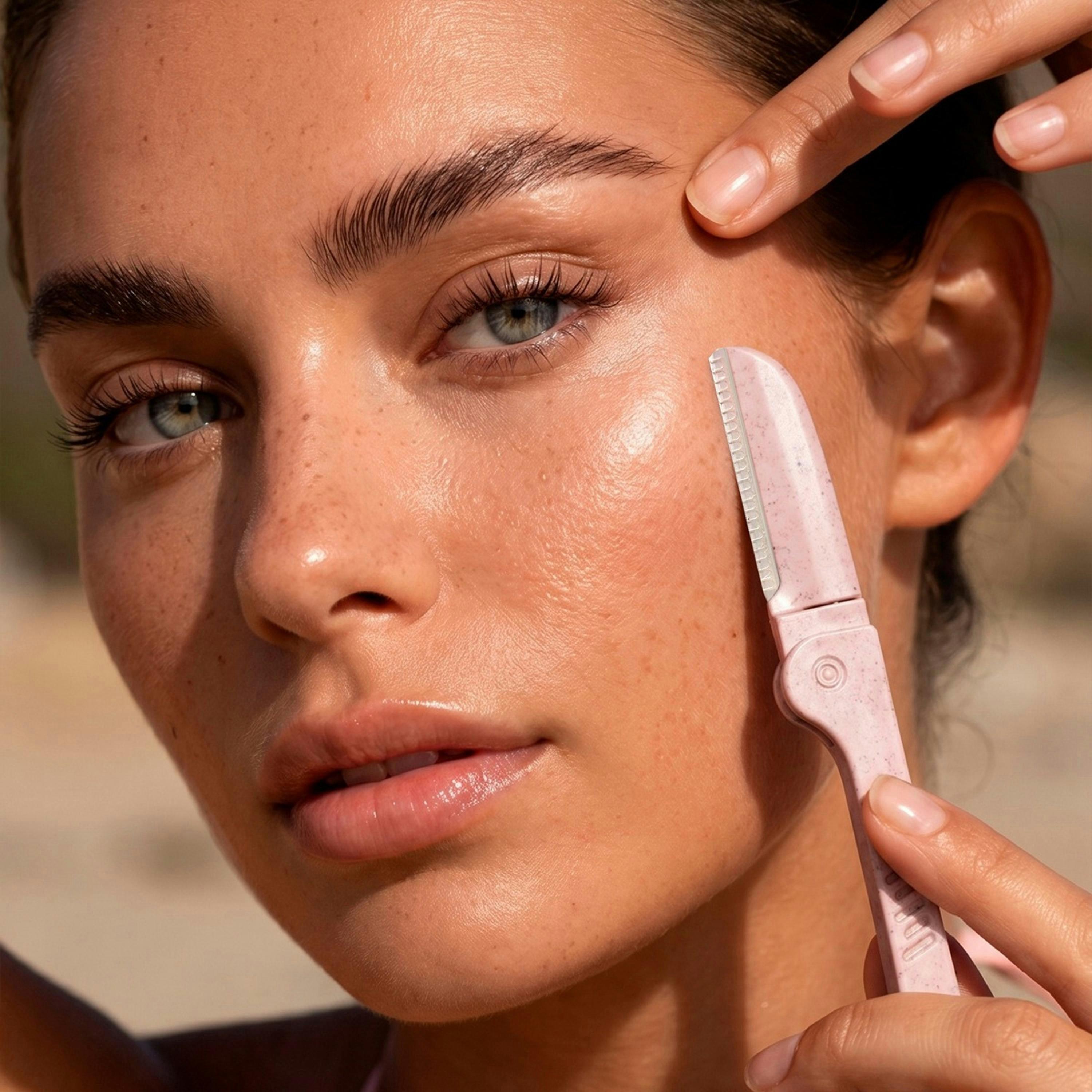 Hollywood Browzer Dermaplaner Duo - Aquamarine & Rose Quartz Duo , view 2 of 5