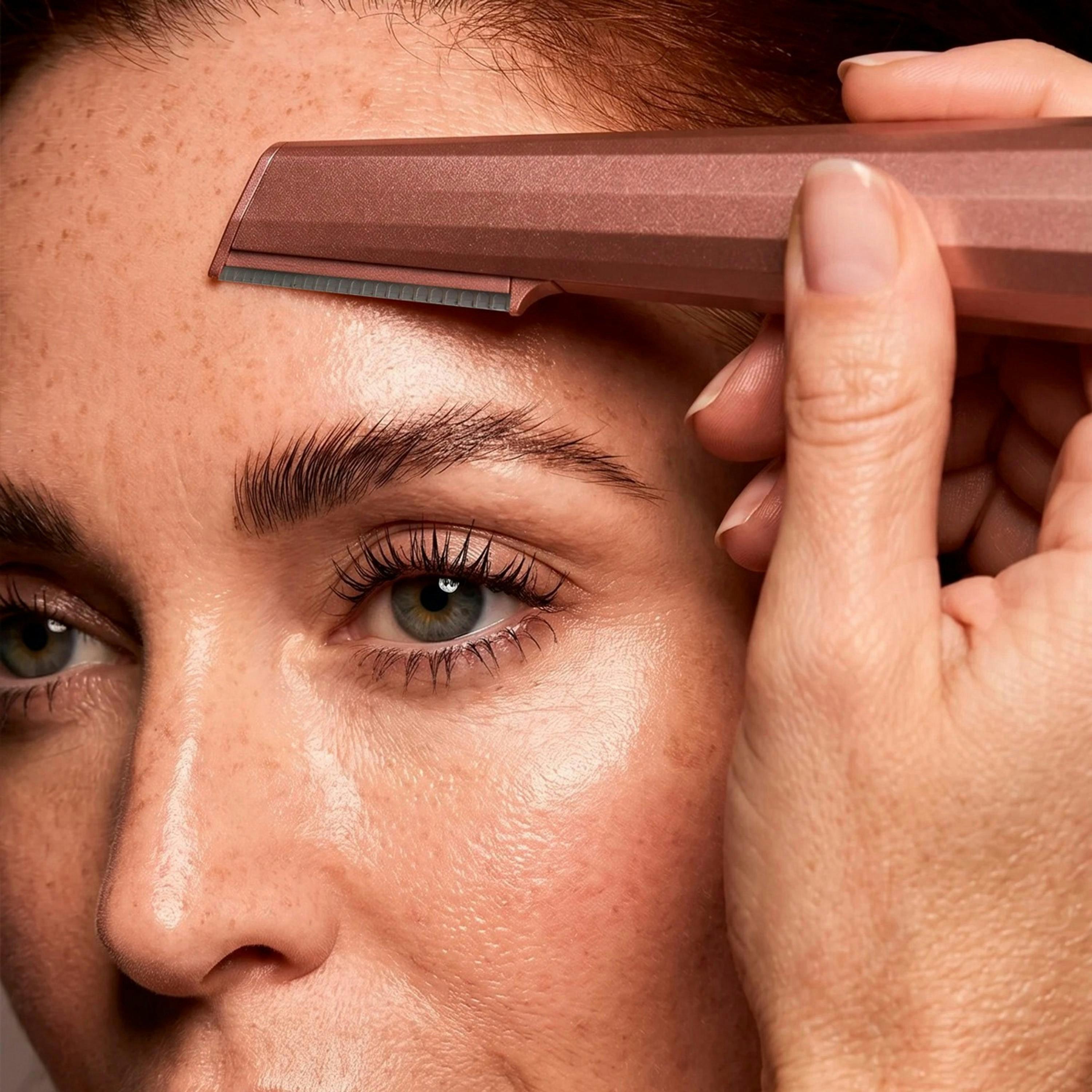 Hollywood Browzer Smoother Sonic Dermaplaner - Rose Gold Single , view 4 of 4