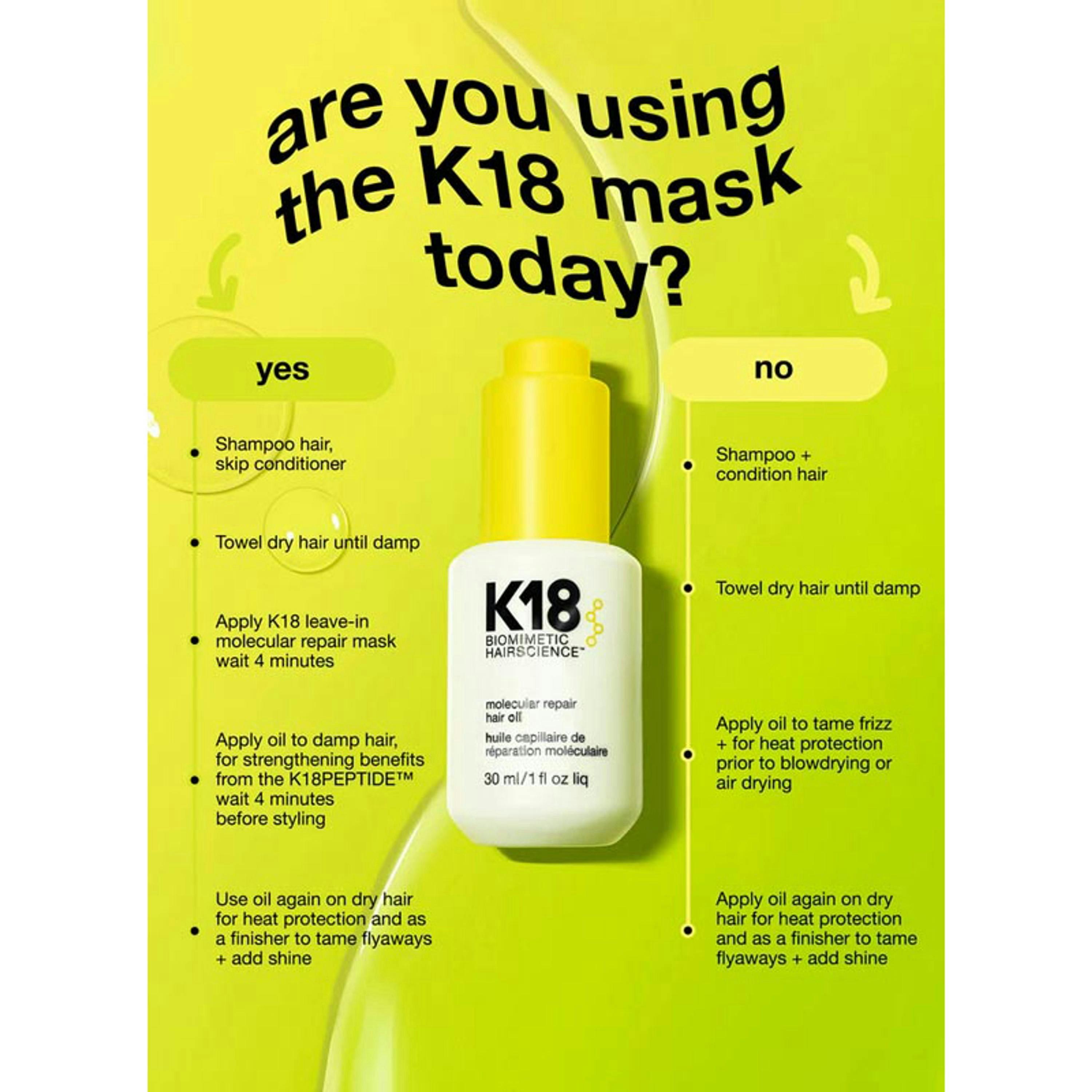 K18 Molecular Repair Oil Double 30 ml Duo , view 4 of 6
