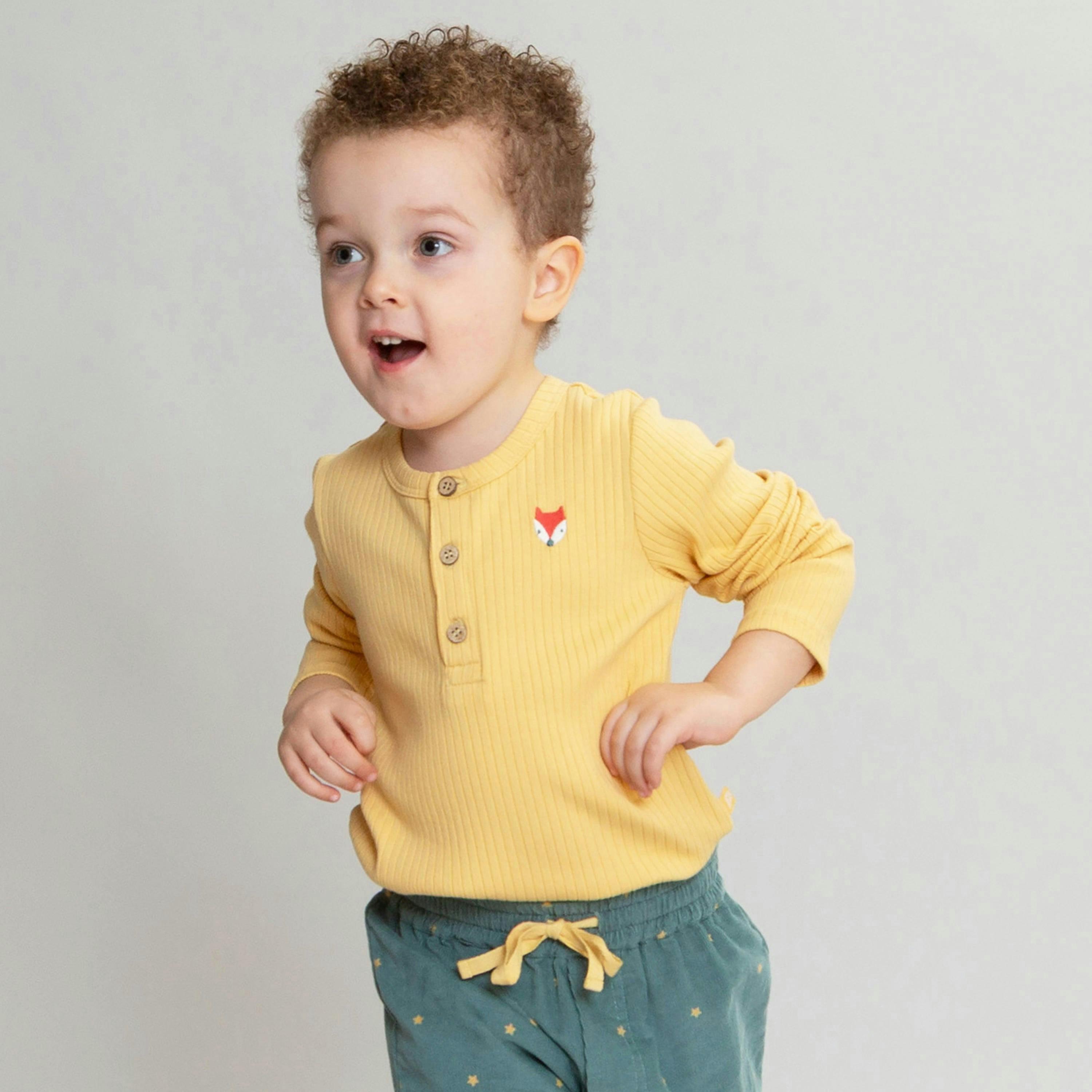 Kids Organic Clever Fox T-Shirt , view 2 of 3