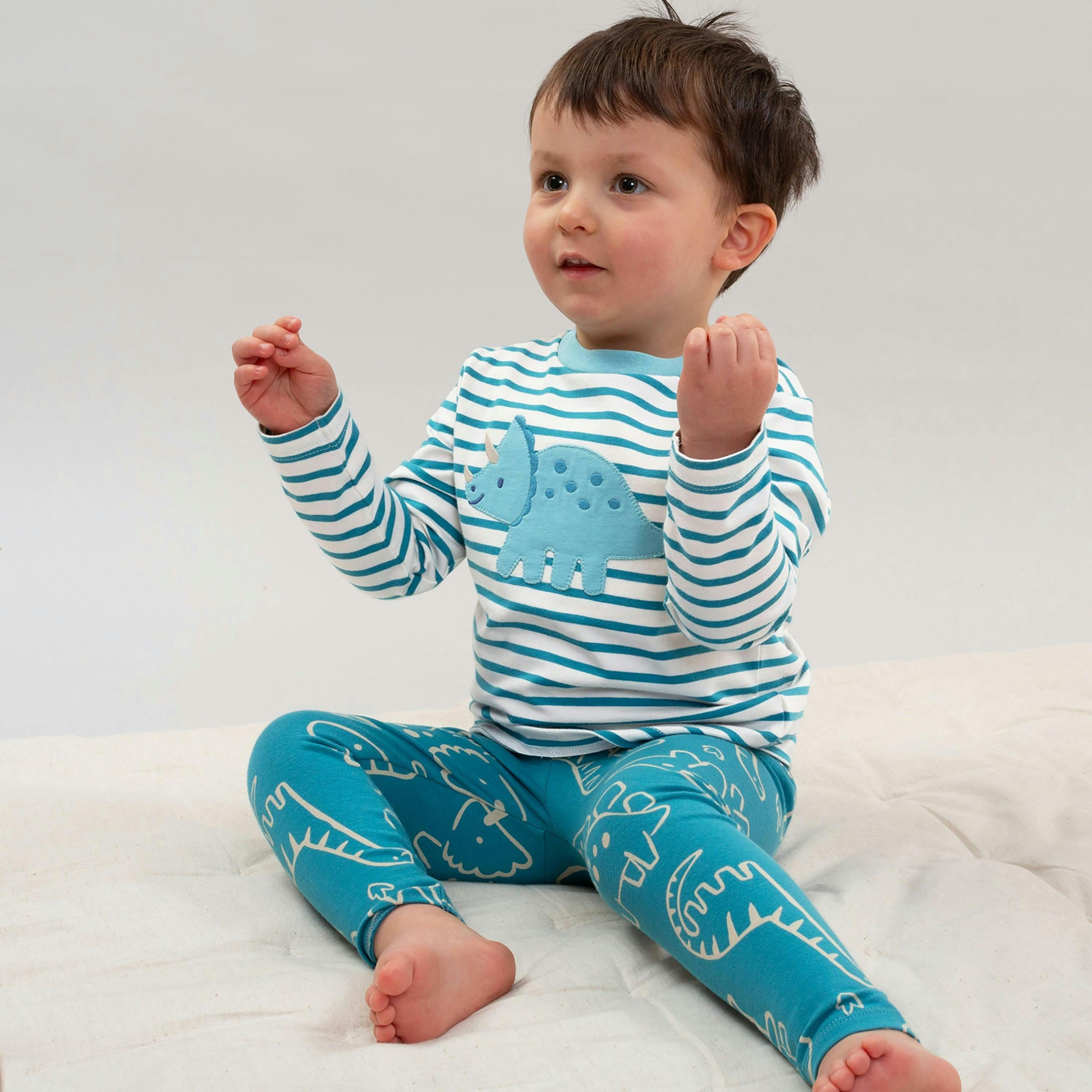 Kids Organic Diddy Dino T-Shirt , view 4 of 5