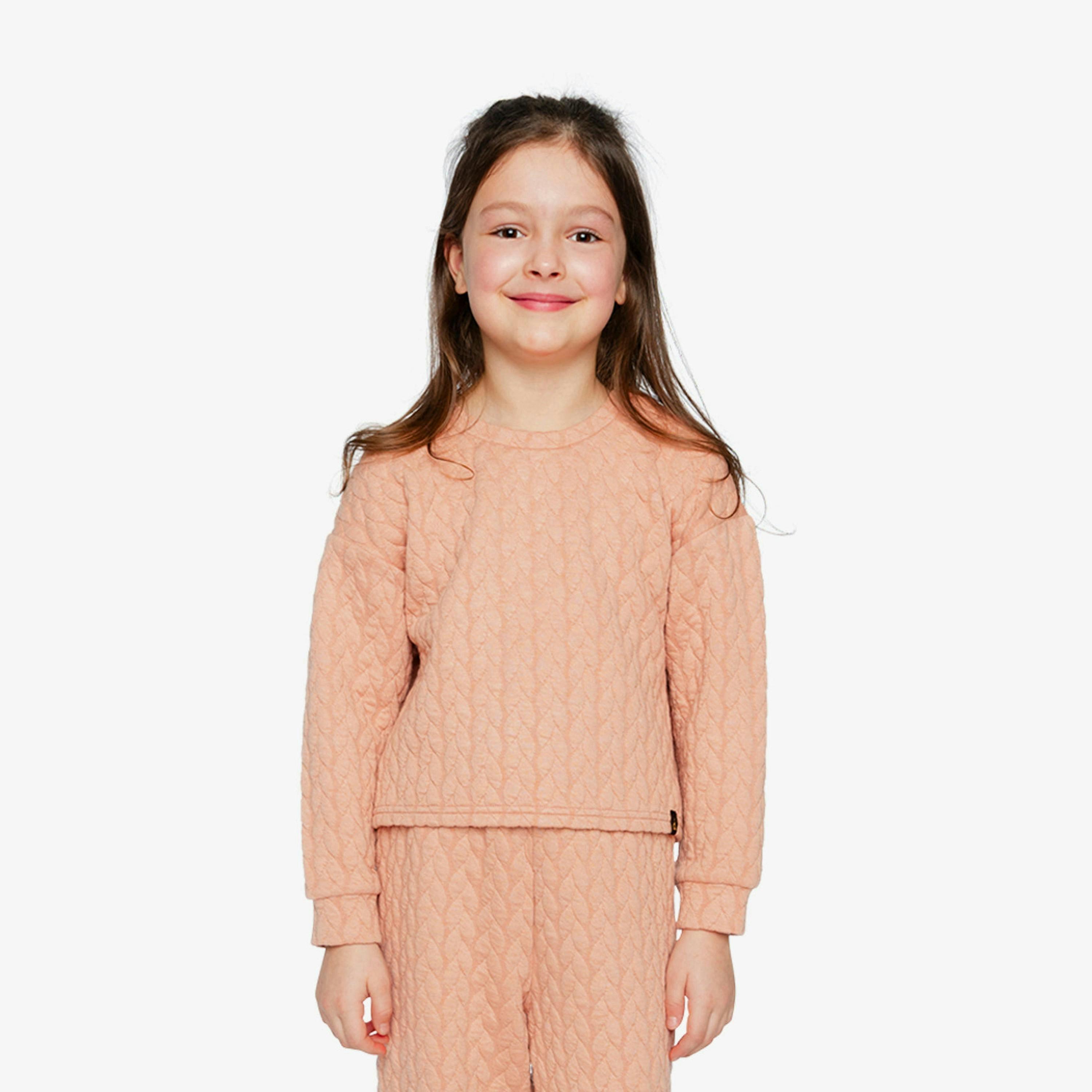 Jacquard Sweatshirt Pink , view 2 of 6