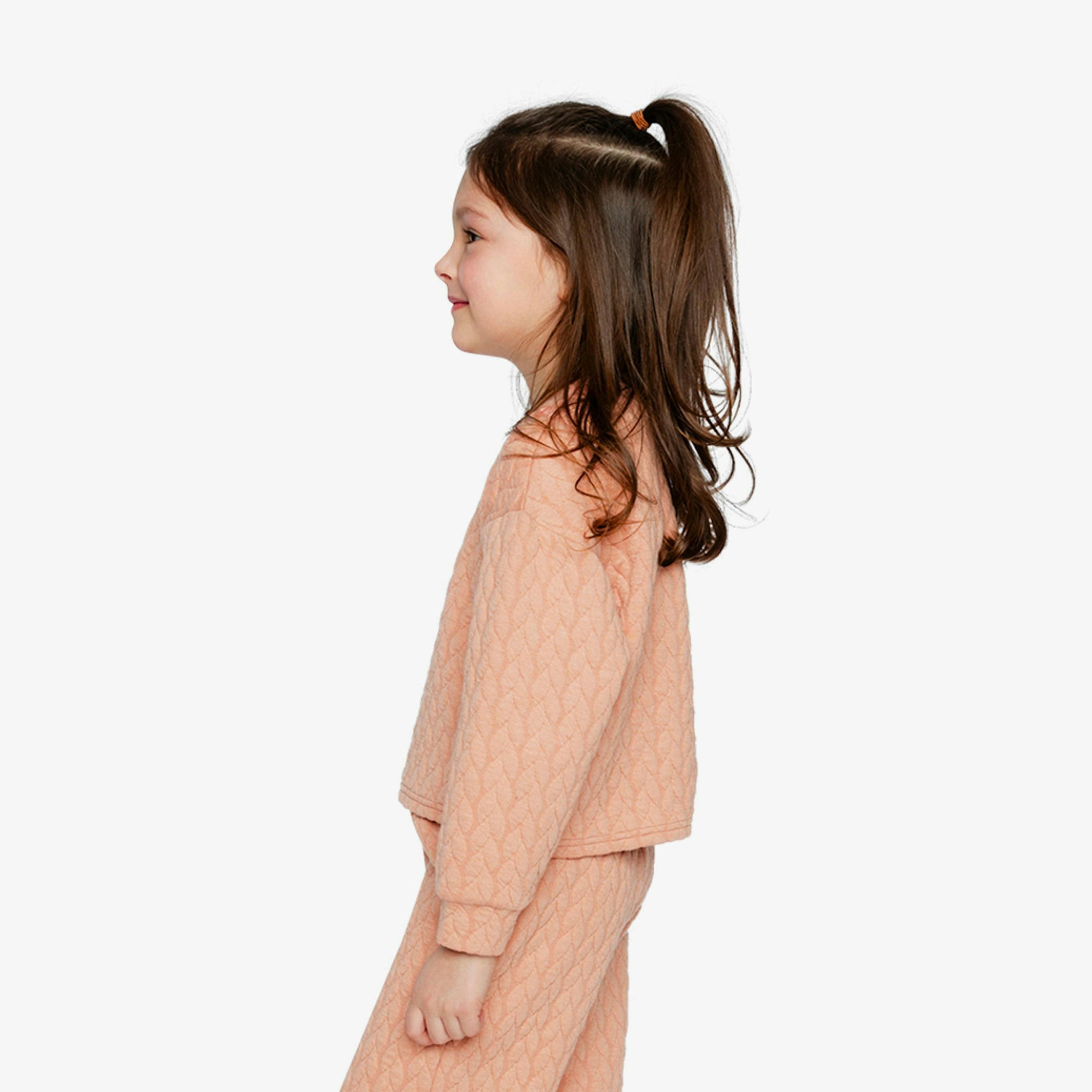 Jacquard Sweatshirt Pink , view 3 of 6