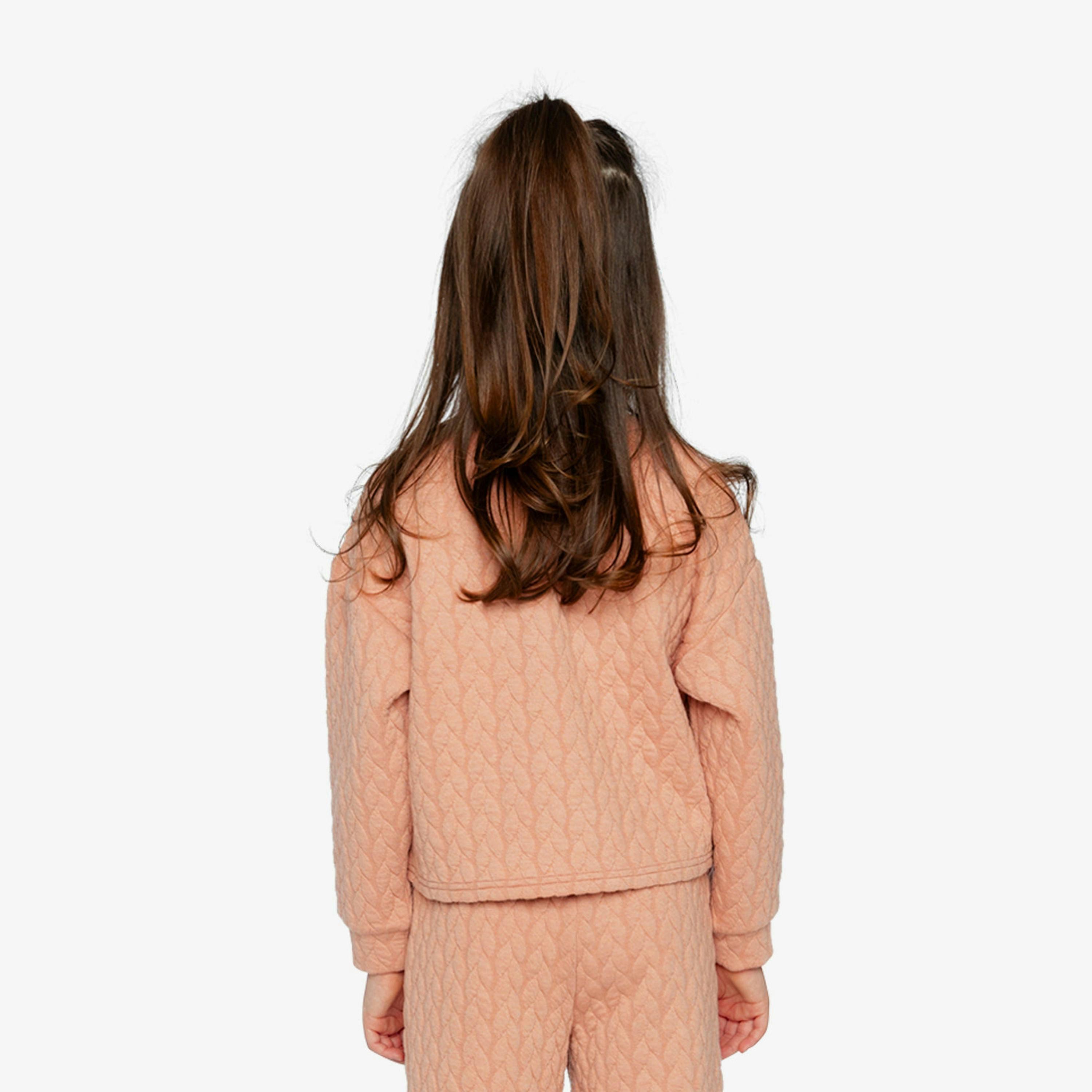 Jacquard Sweatshirt Pink , view 4 of 6