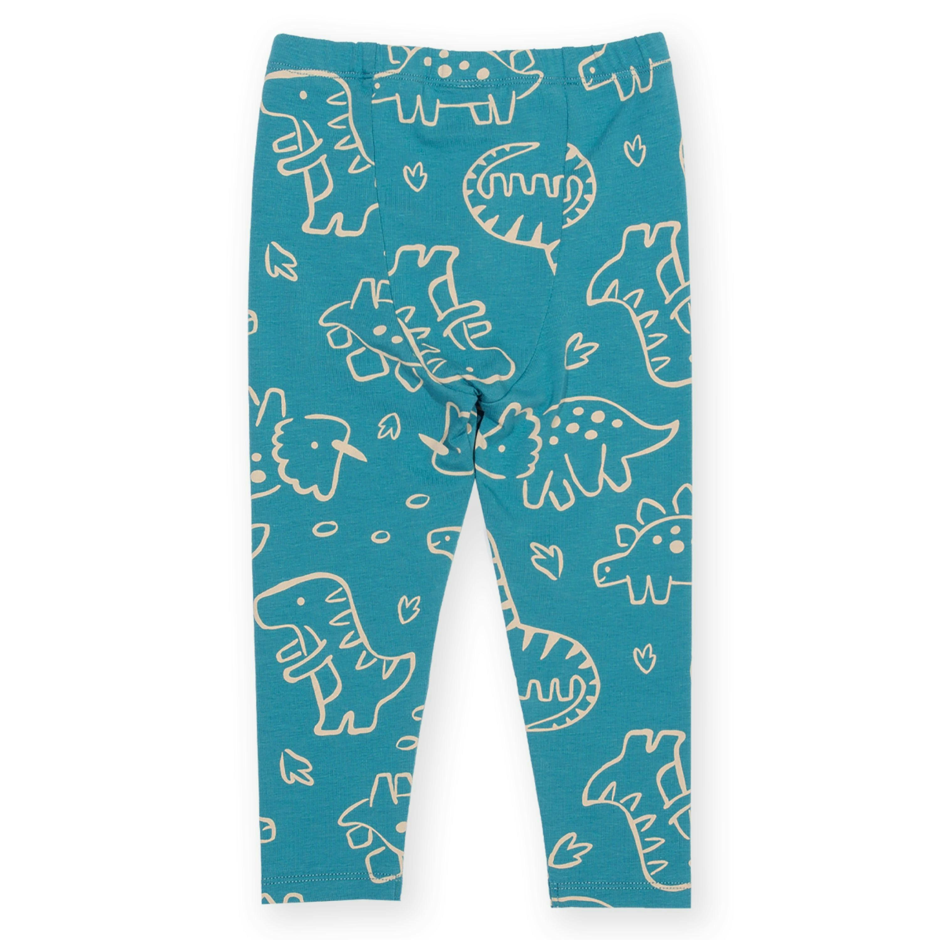 Kids Organic Doodle Dino Leggings , view 4 of 4